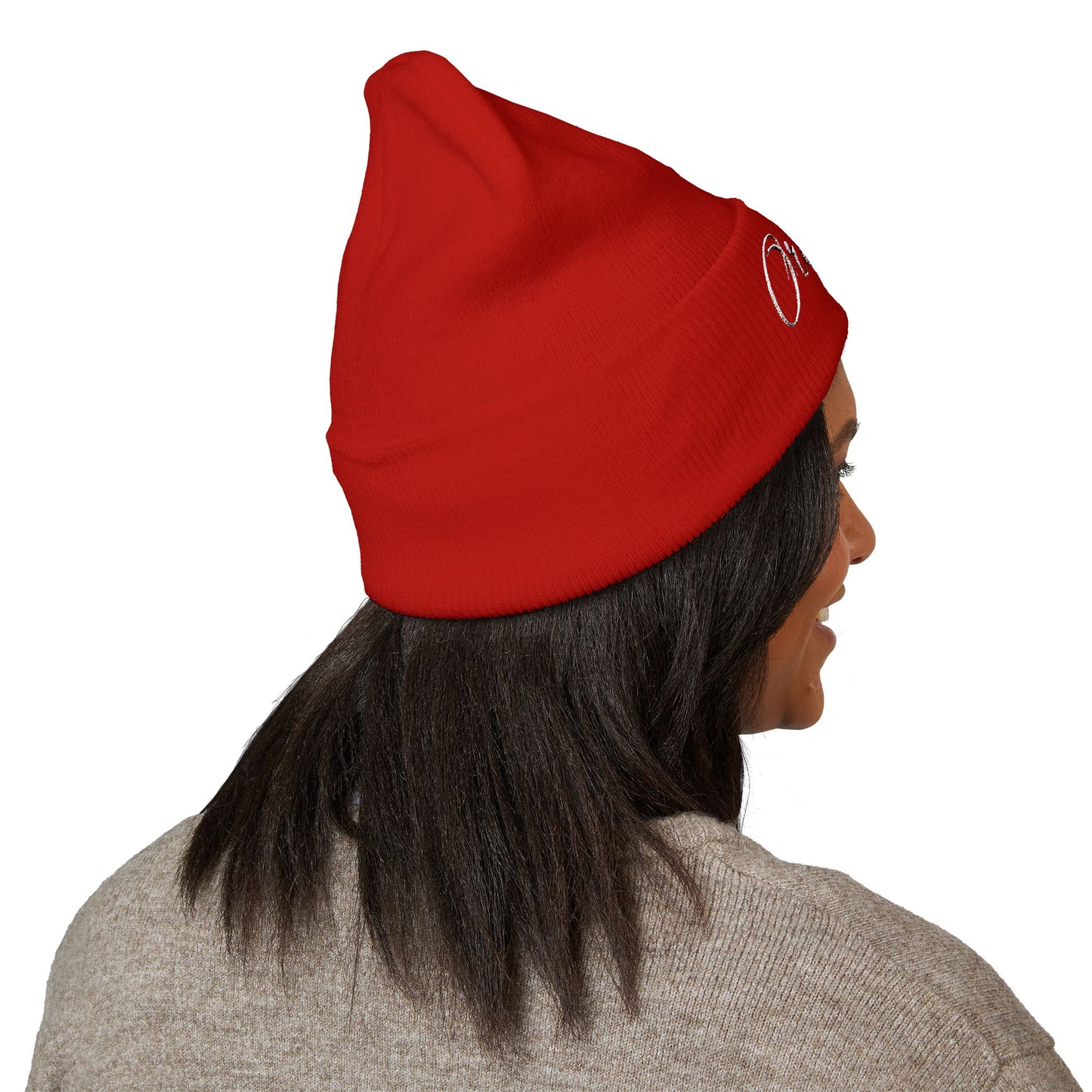 Original Embroidered Cuffed Beanie — Classic Winter Knit Hat