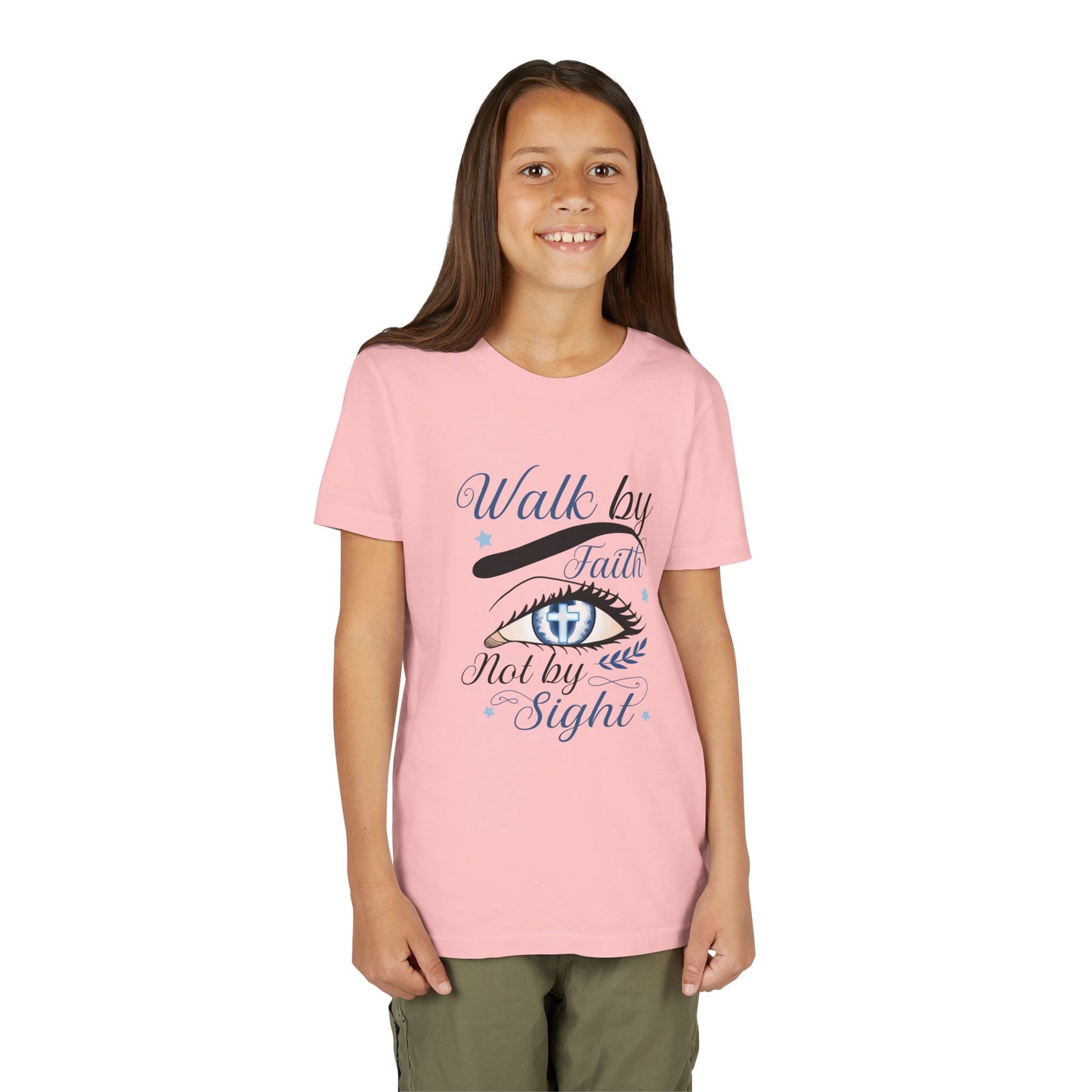 Youth Tee "Walk by Faith Not by Sight"