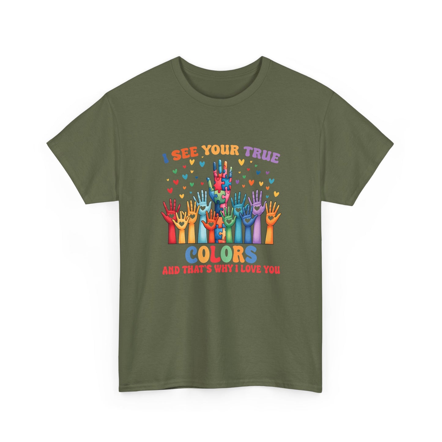 "I See Your True Colors" Rainbow Pride Tee