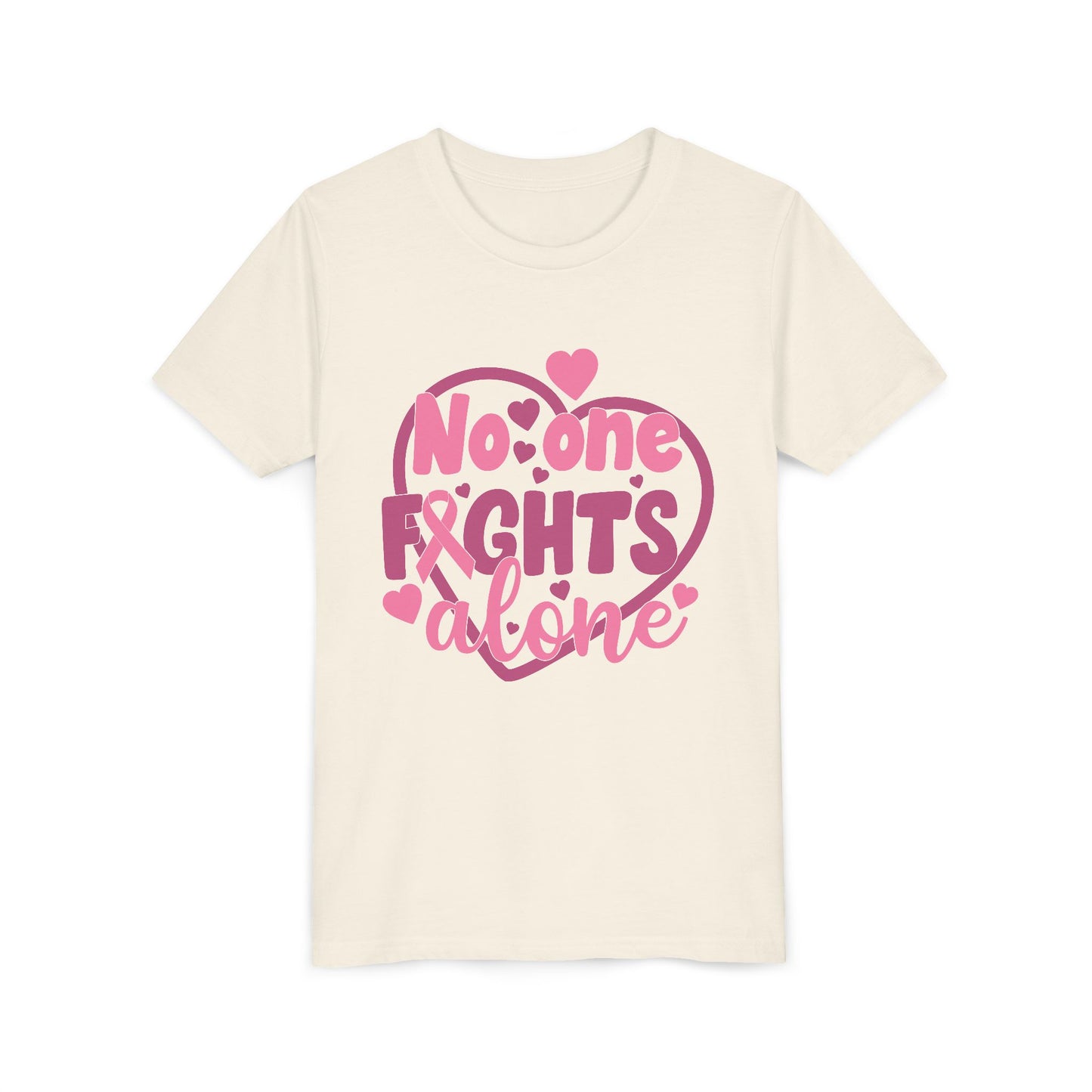 "No One Fights Alone"  Kids Shirt