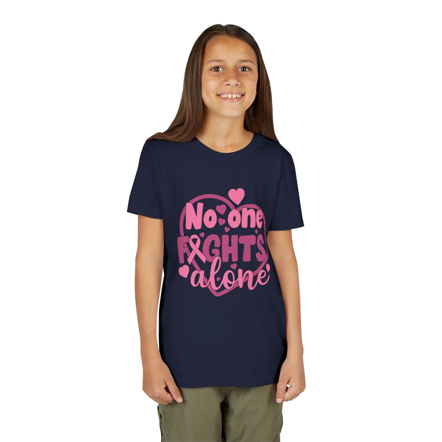 "No One Fights Alone"  Kids Shirt