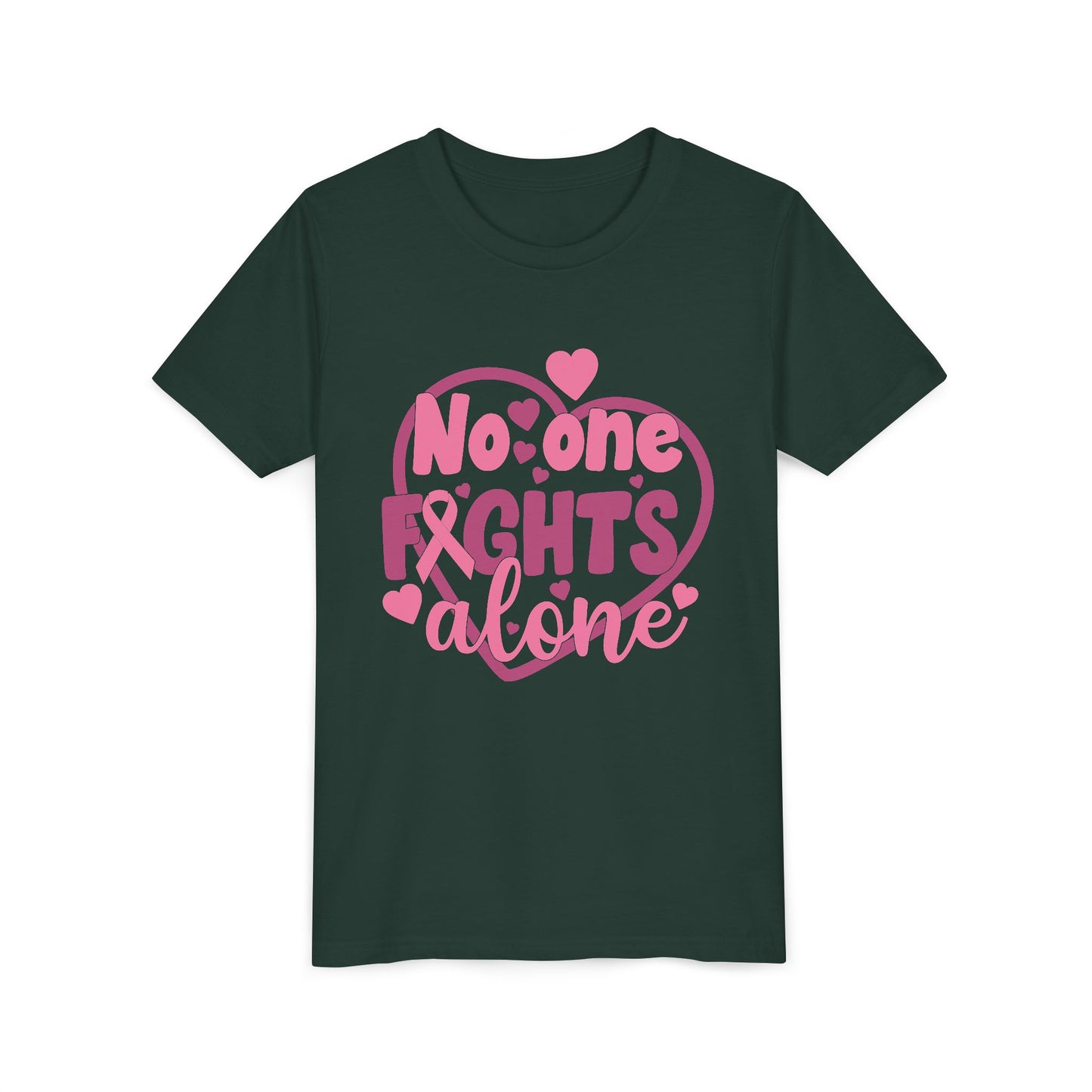 "No One Fights Alone"  Kids Shirt