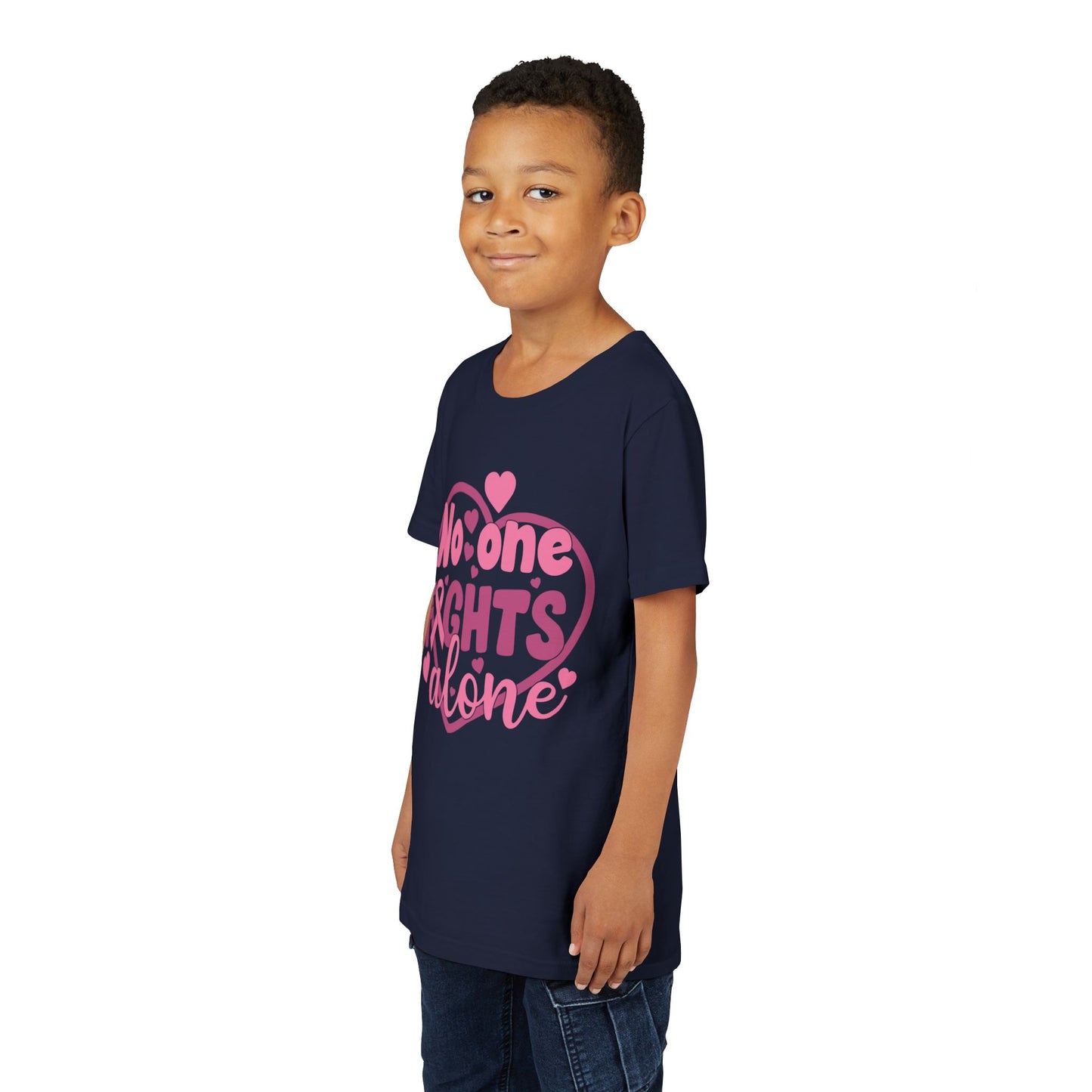 "No One Fights Alone"  Kids Shirt