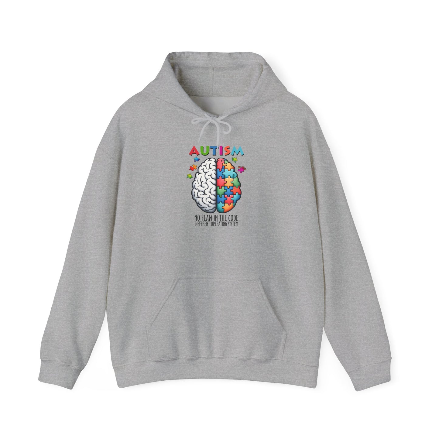 Autism Awareness Puzzle Brain Hoodie