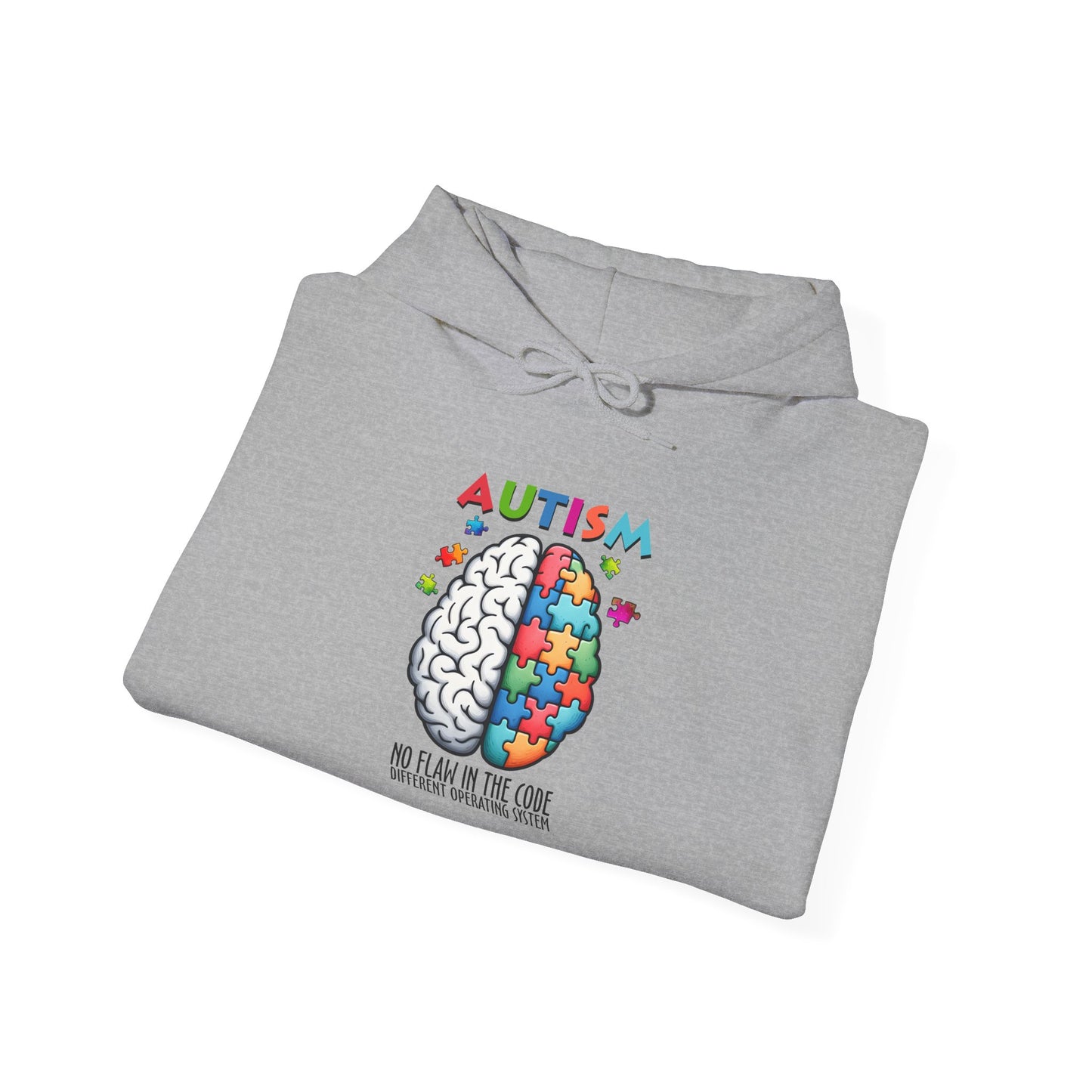 Autism Awareness Puzzle Brain Hoodie