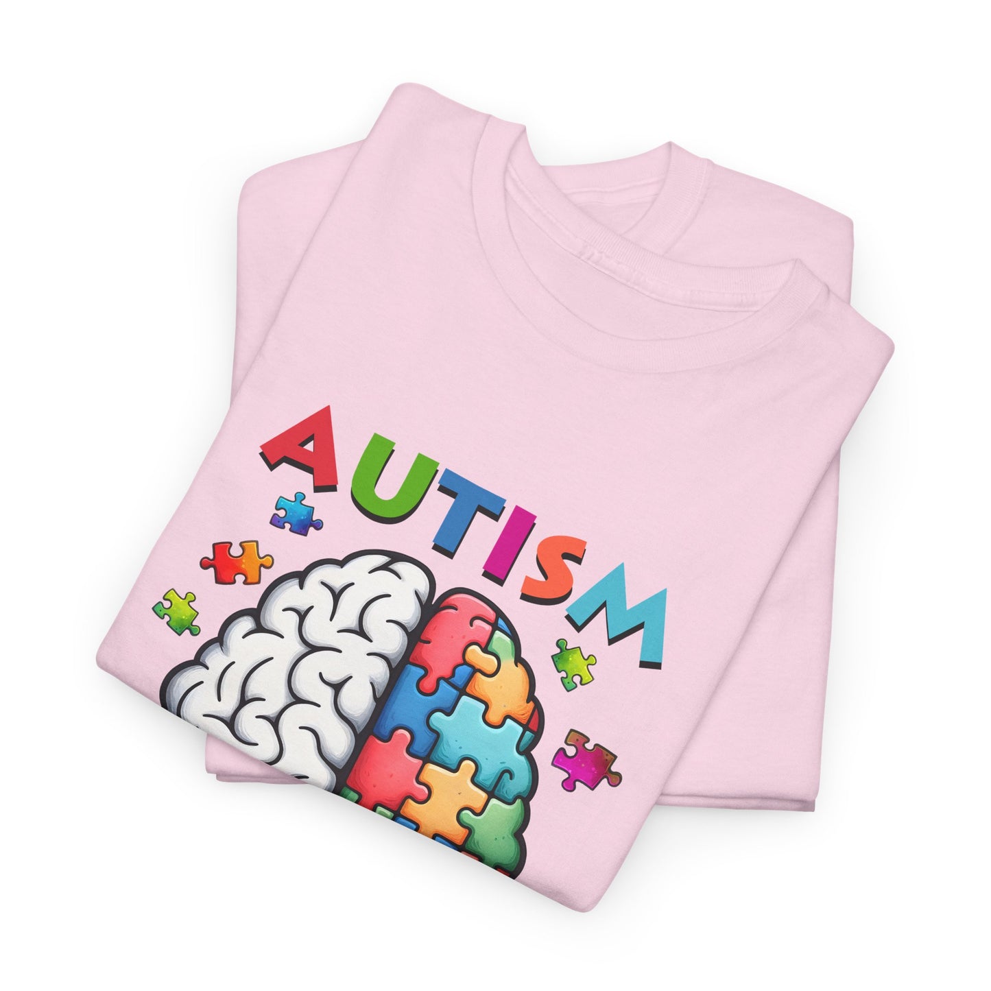 Autism Awareness Puzzle Brain T-Shirt