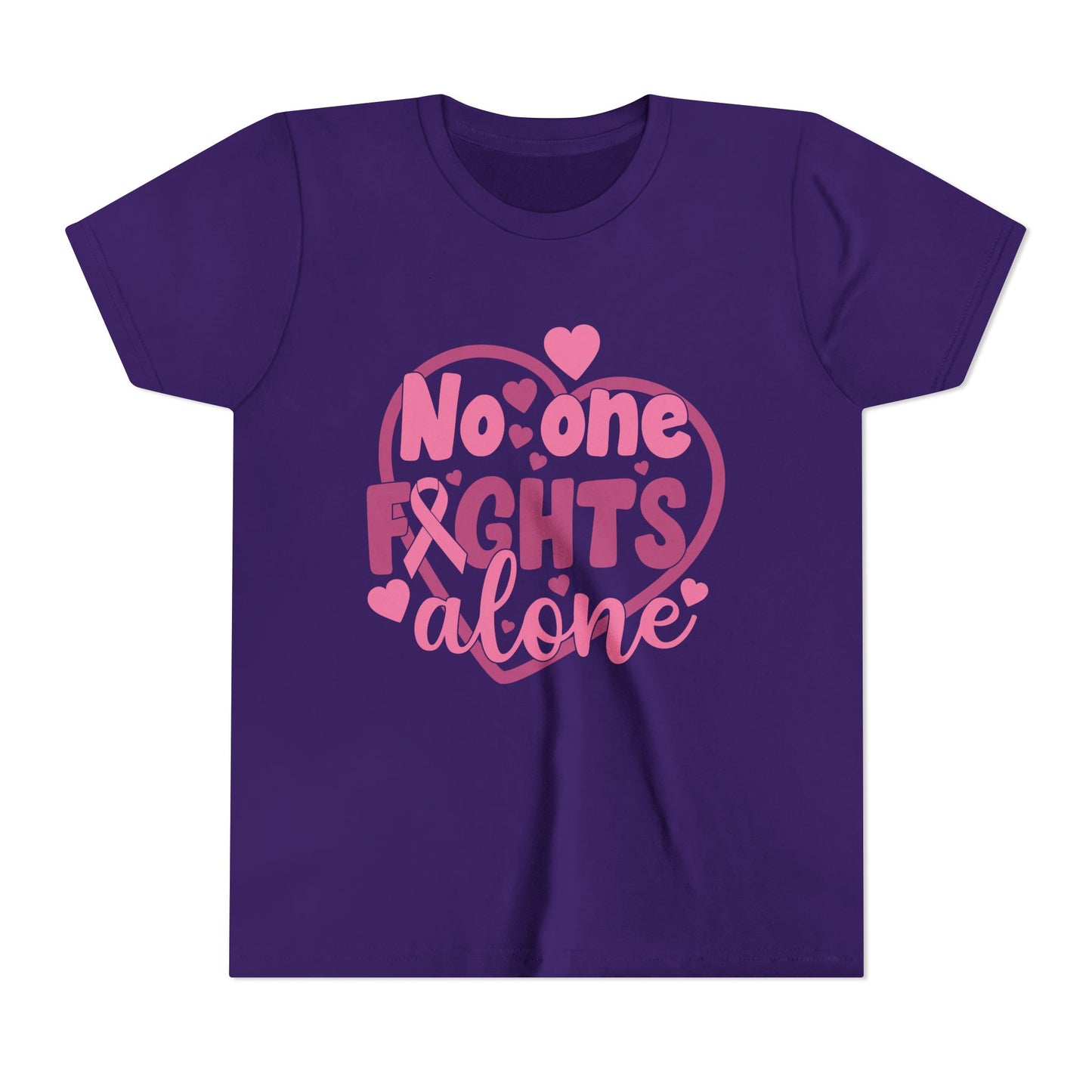 "No One Fights Alone"  Kids Shirt