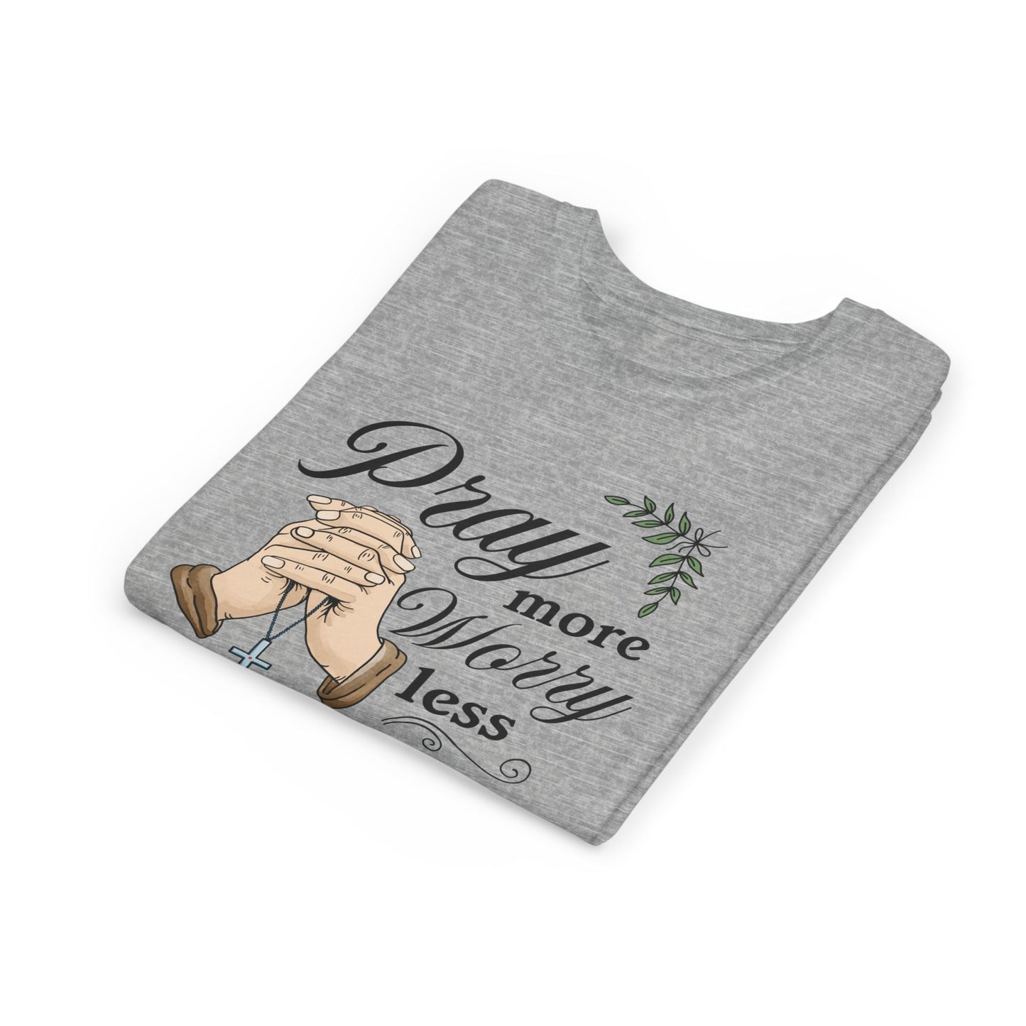 "Pray More Worry Less" Kids Shirt