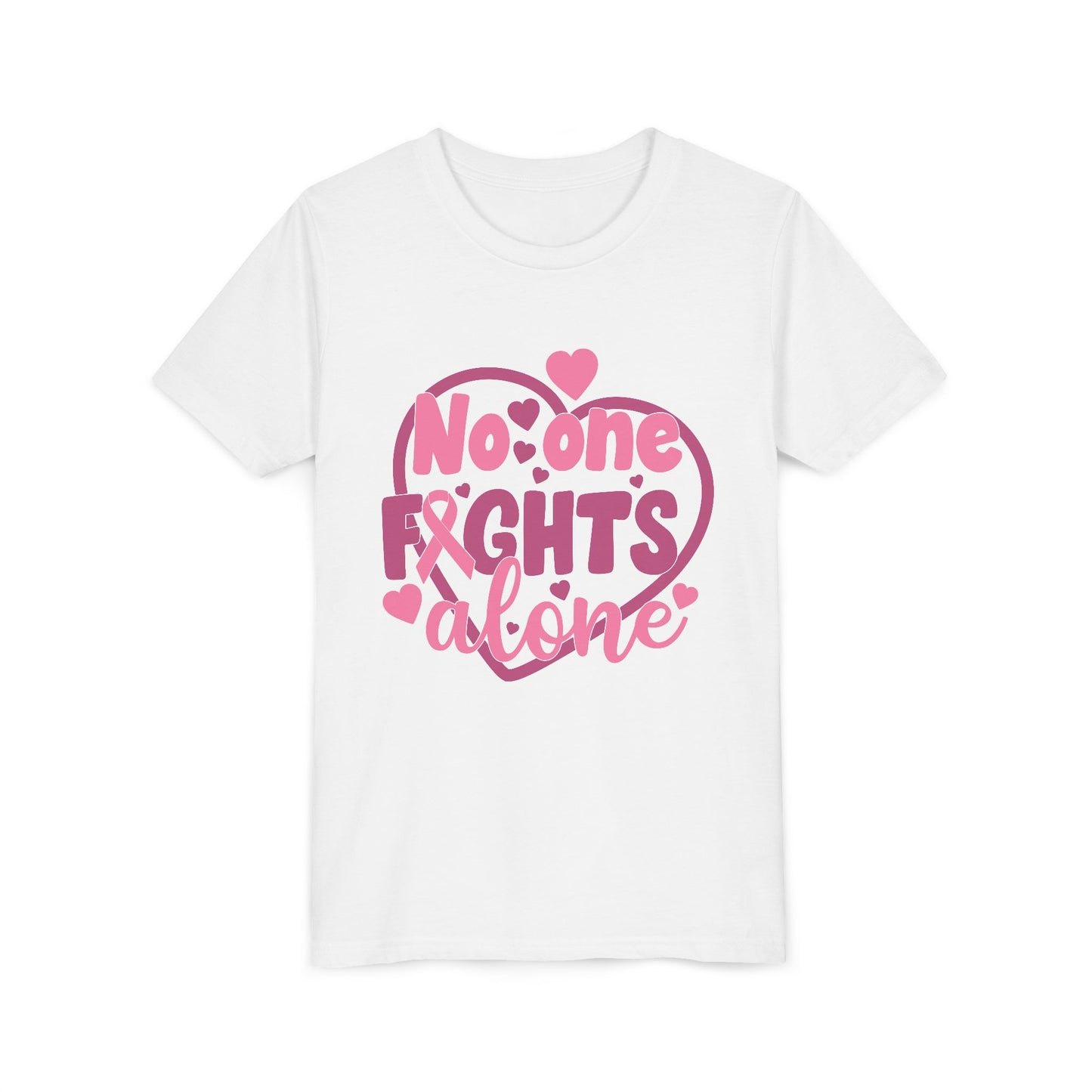 "No One Fights Alone"  Kids Shirt