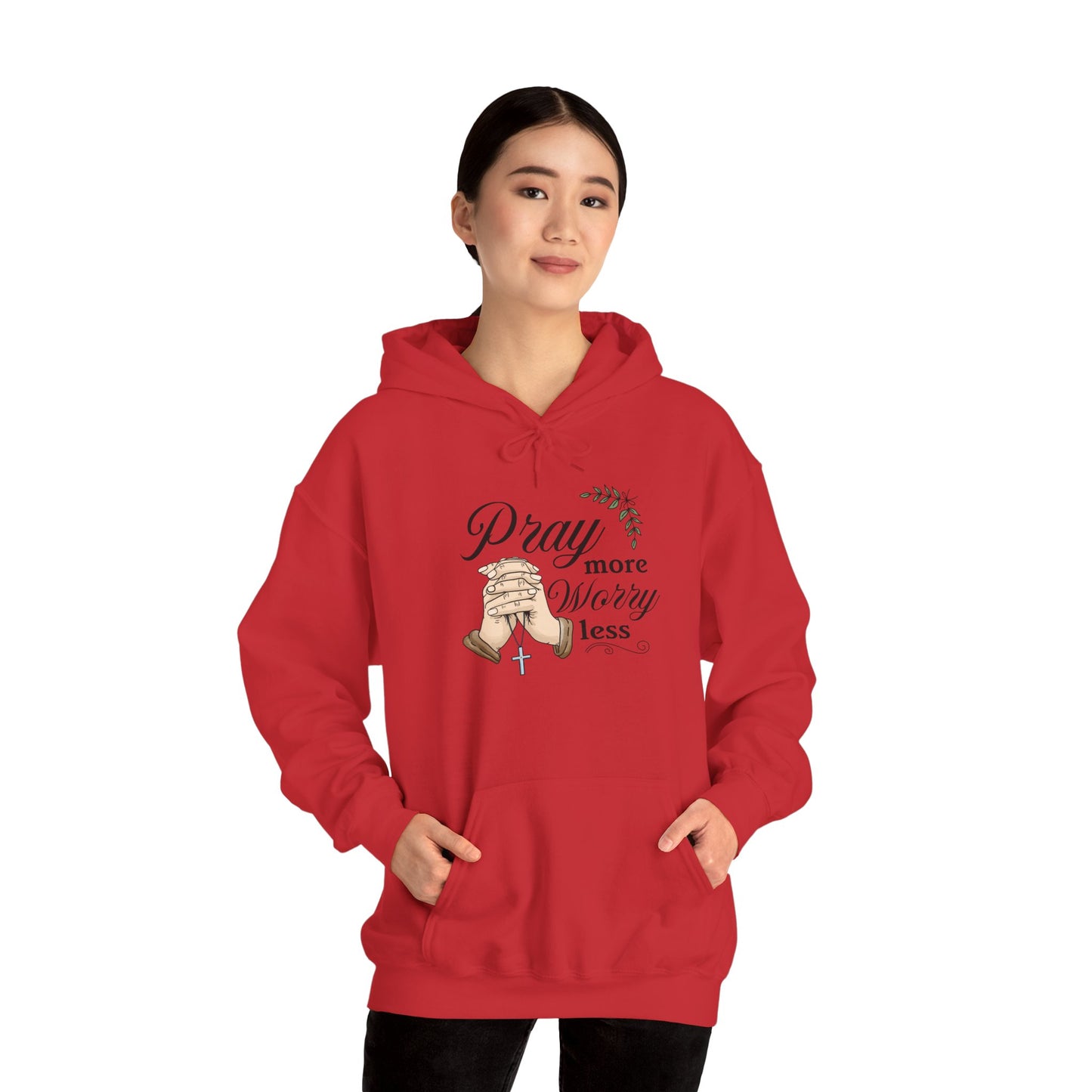 Prayer Hoodie - "Pray More Worry Less"