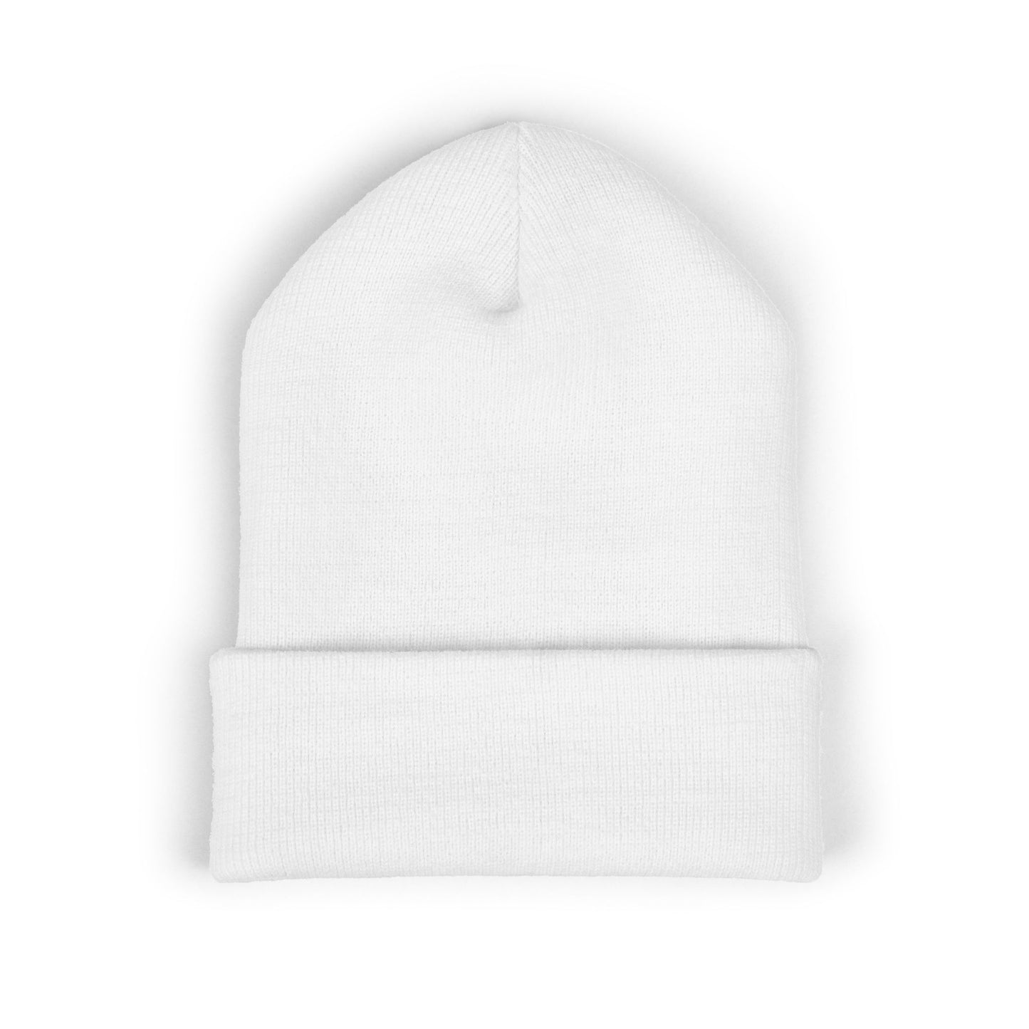 Original Embroidered Cuffed Beanie — Classic Script Knit Hat