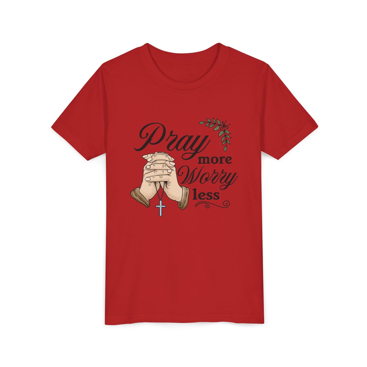 "Pray More Worry Less" Kids Shirt