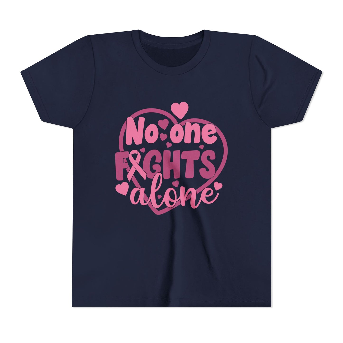 "No One Fights Alone"  Kids Shirt