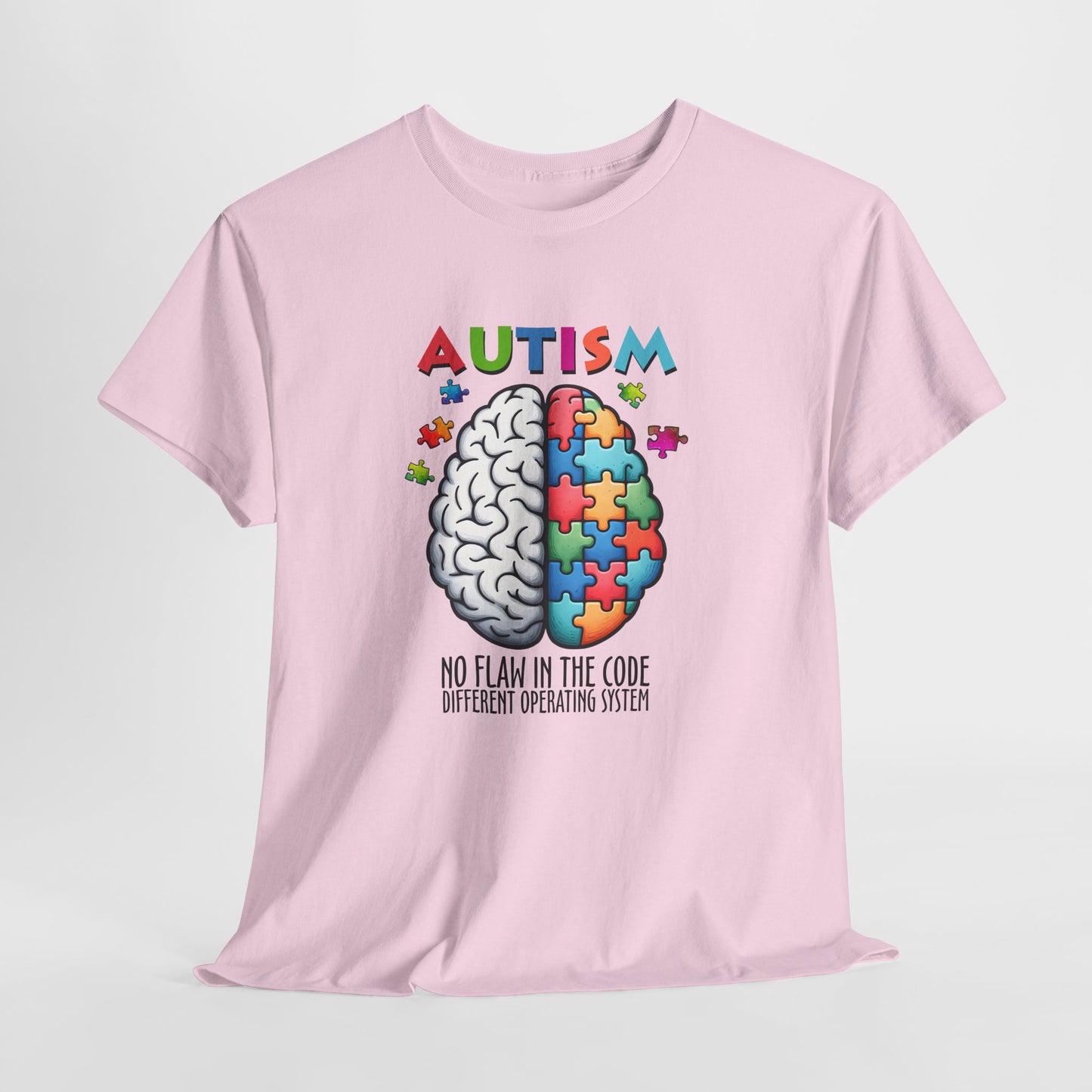 Autism Awareness Puzzle Brain T-Shirt