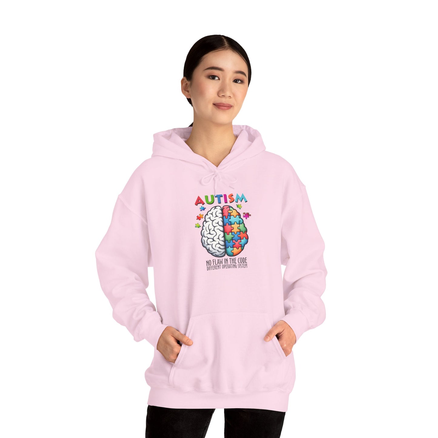 Autism Awareness Puzzle Brain Hoodie