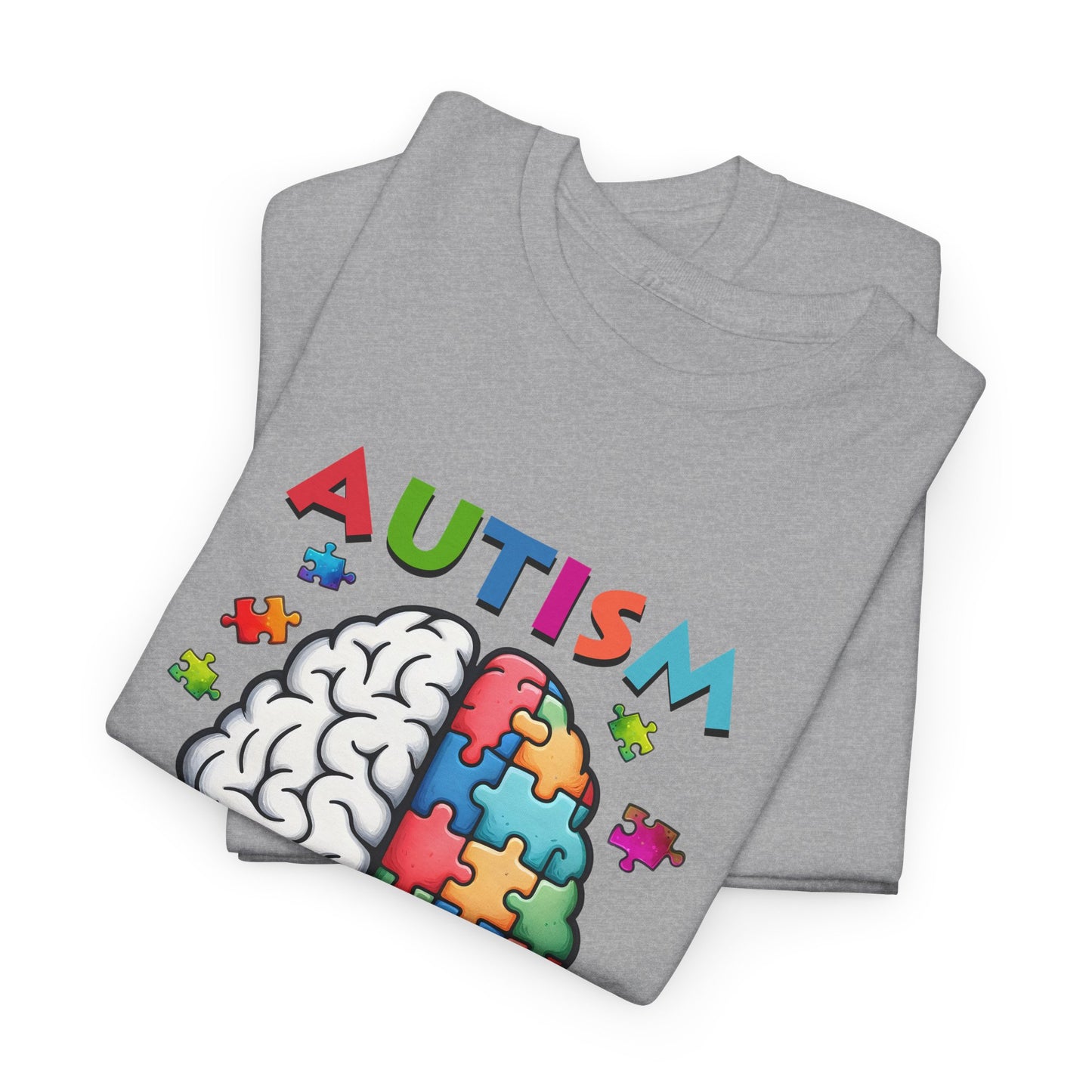 Autism Awareness Puzzle Brain T-Shirt