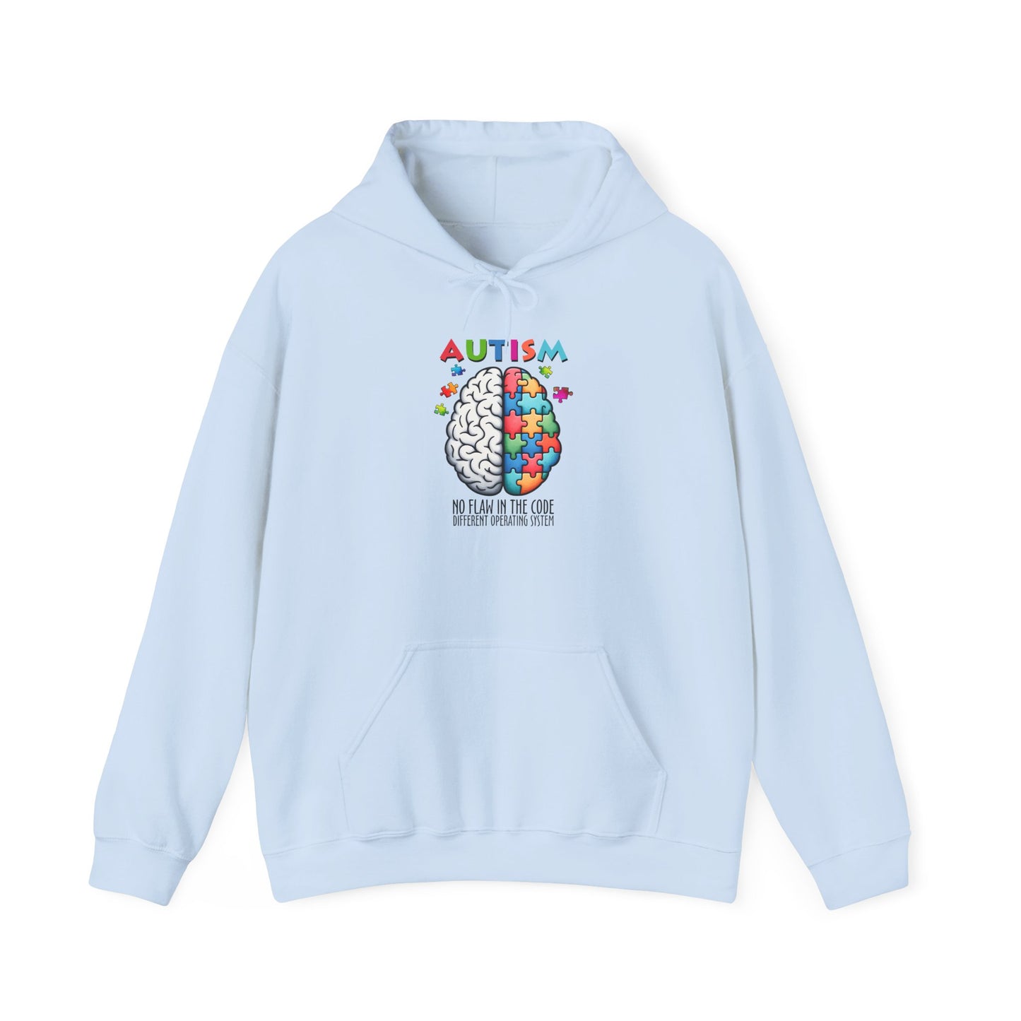 Autism Awareness Puzzle Brain Hoodie