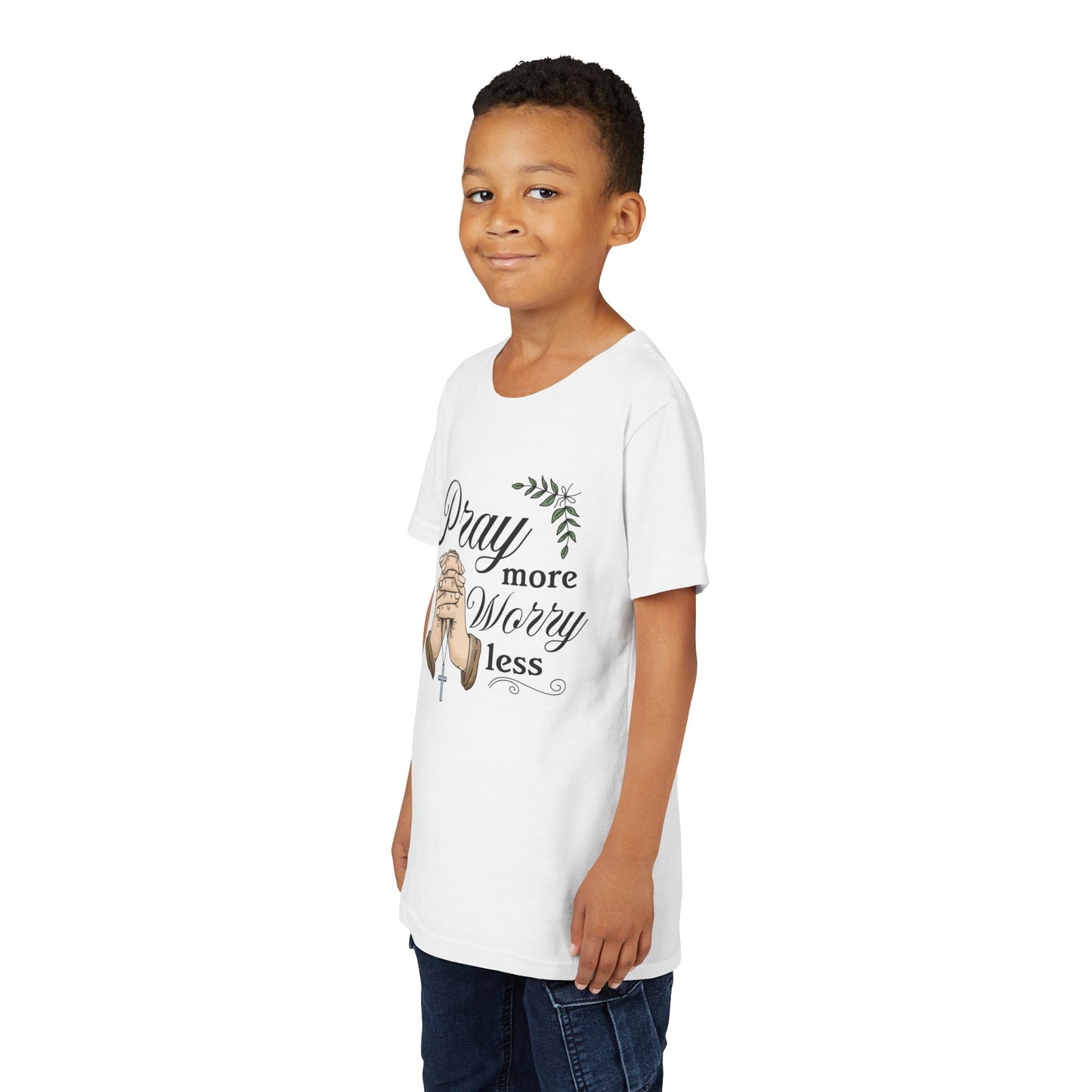 "Pray More Worry Less" Kids Shirt