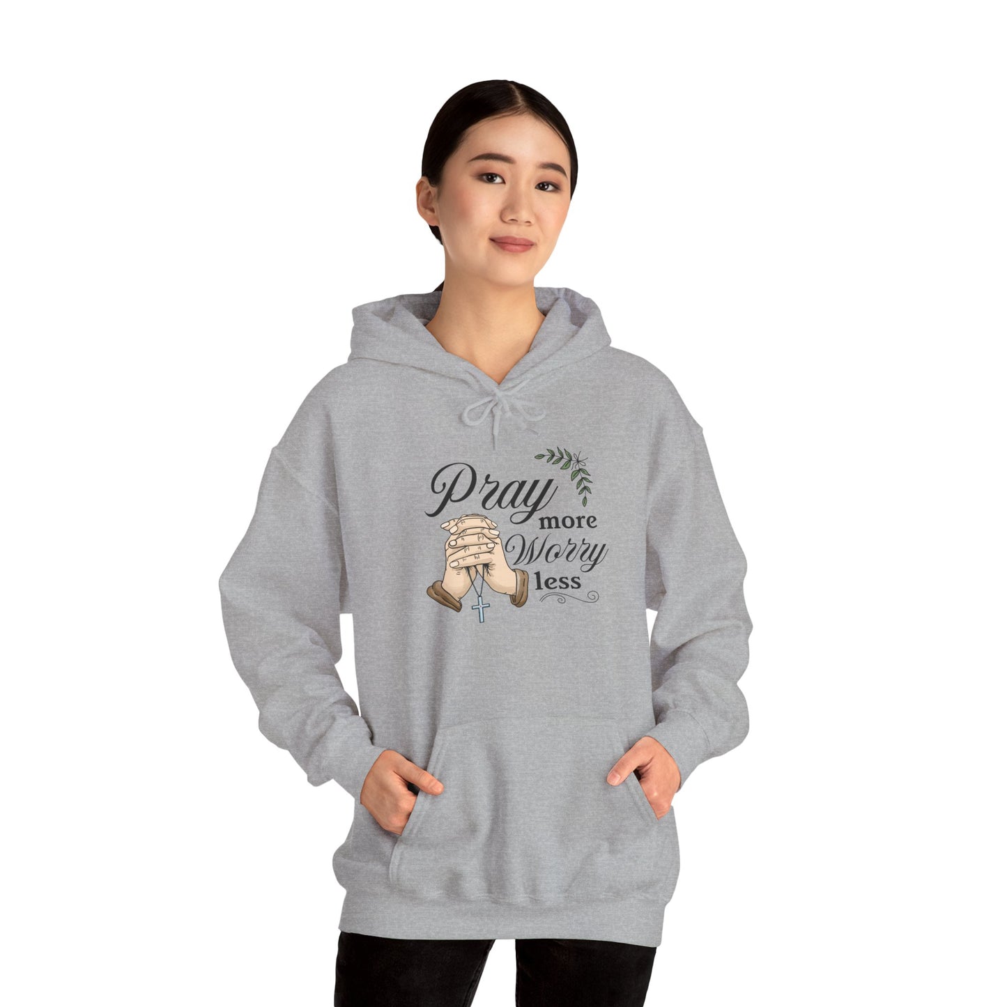Prayer Hoodie - "Pray More Worry Less"