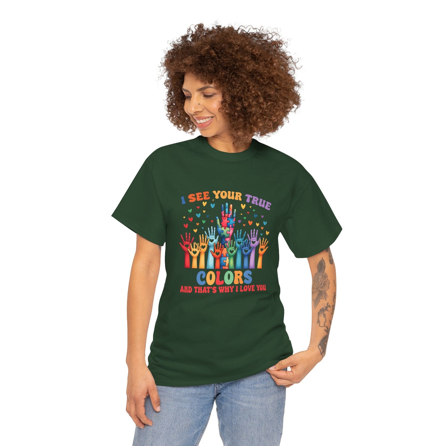 "I See Your True Colors" Rainbow Pride Tee