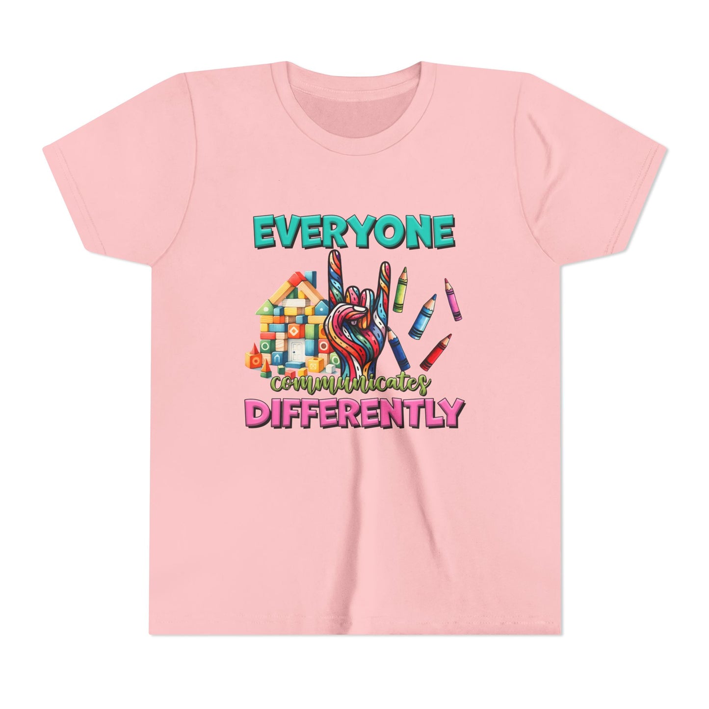 "Everyone Communicates Differently" Kids T-Shirt
