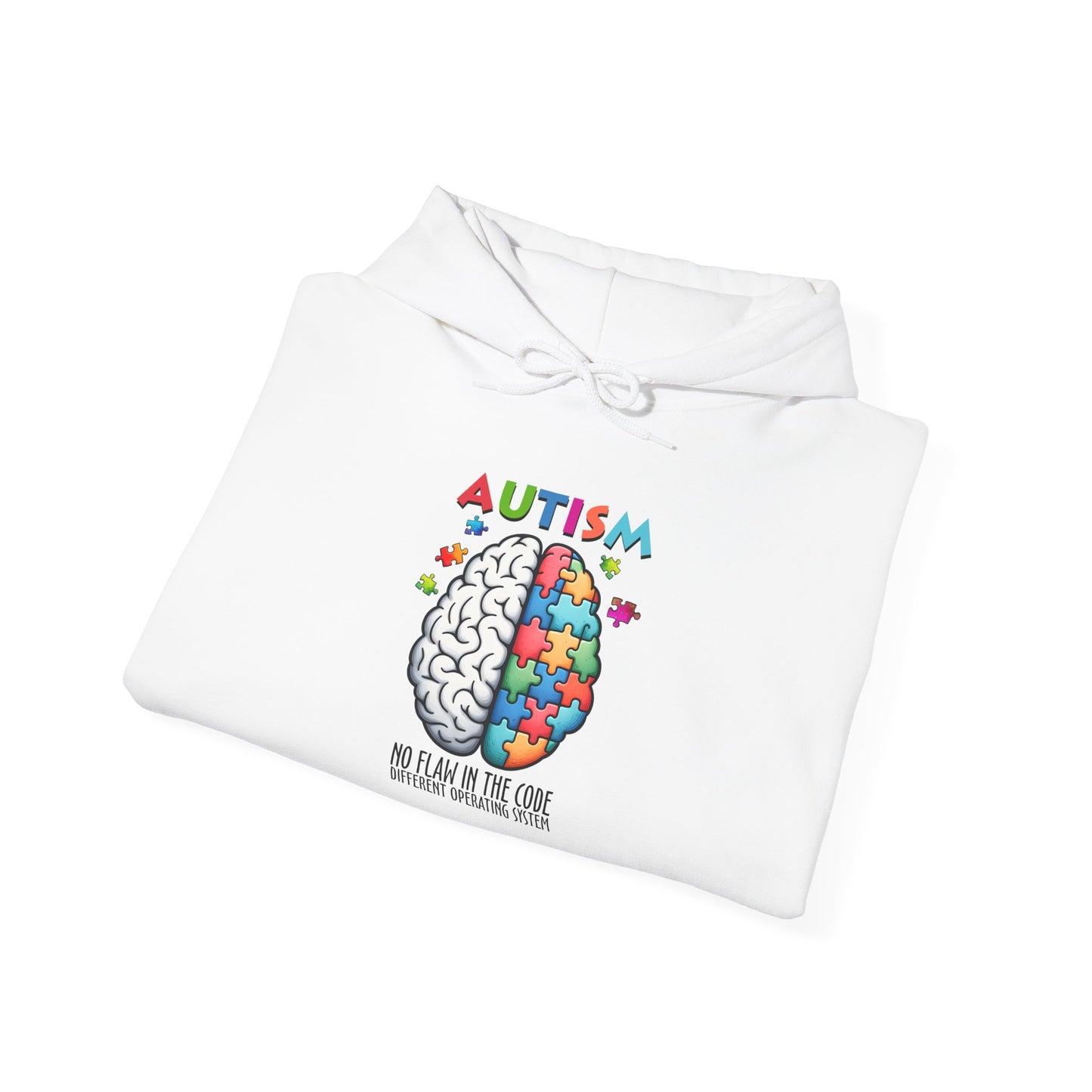 Autism Awareness Puzzle Brain Hoodie