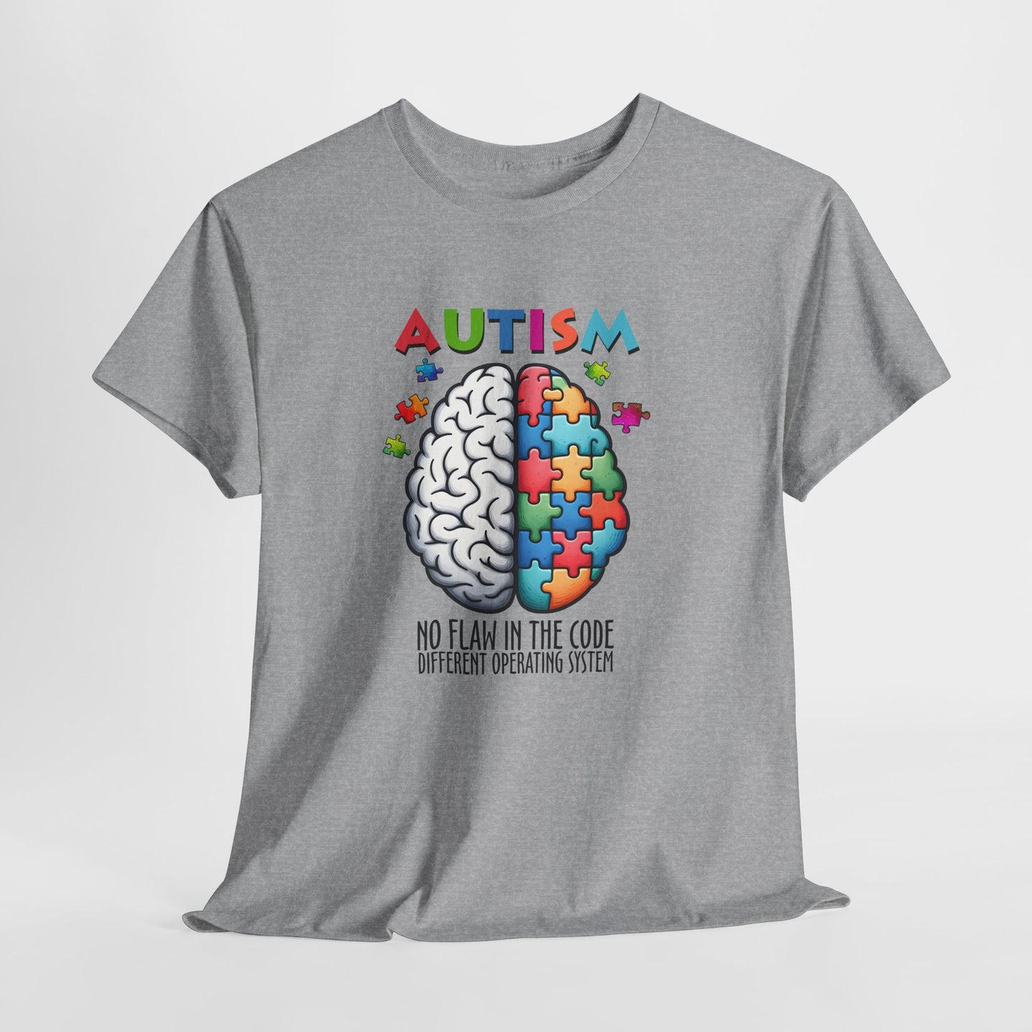 Autism Awareness Puzzle Brain T-Shirt