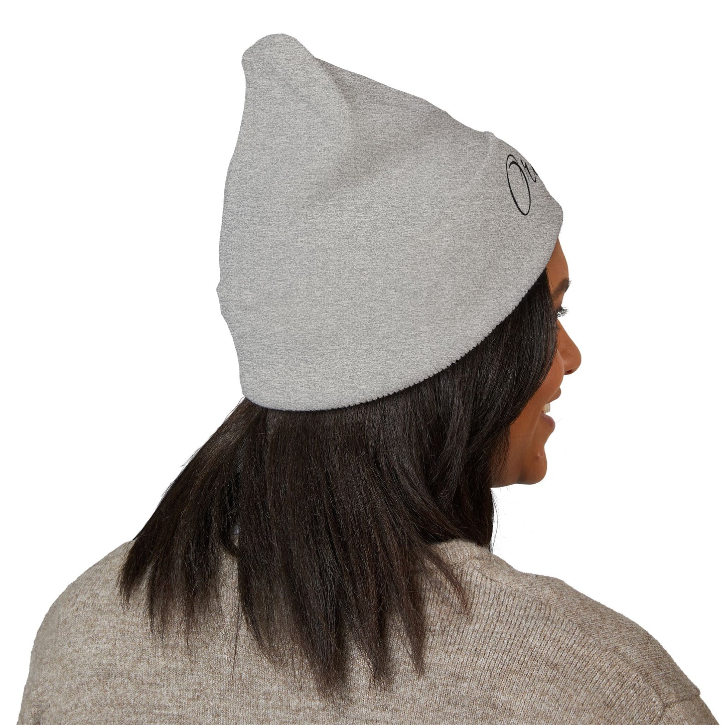 Original Embroidered Cuffed Beanie — Classic Script Knit Hat