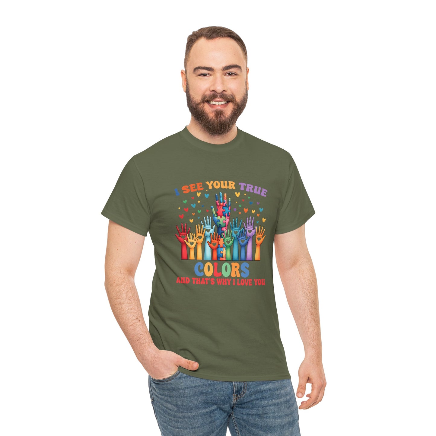 "I See Your True Colors" Rainbow Pride Tee