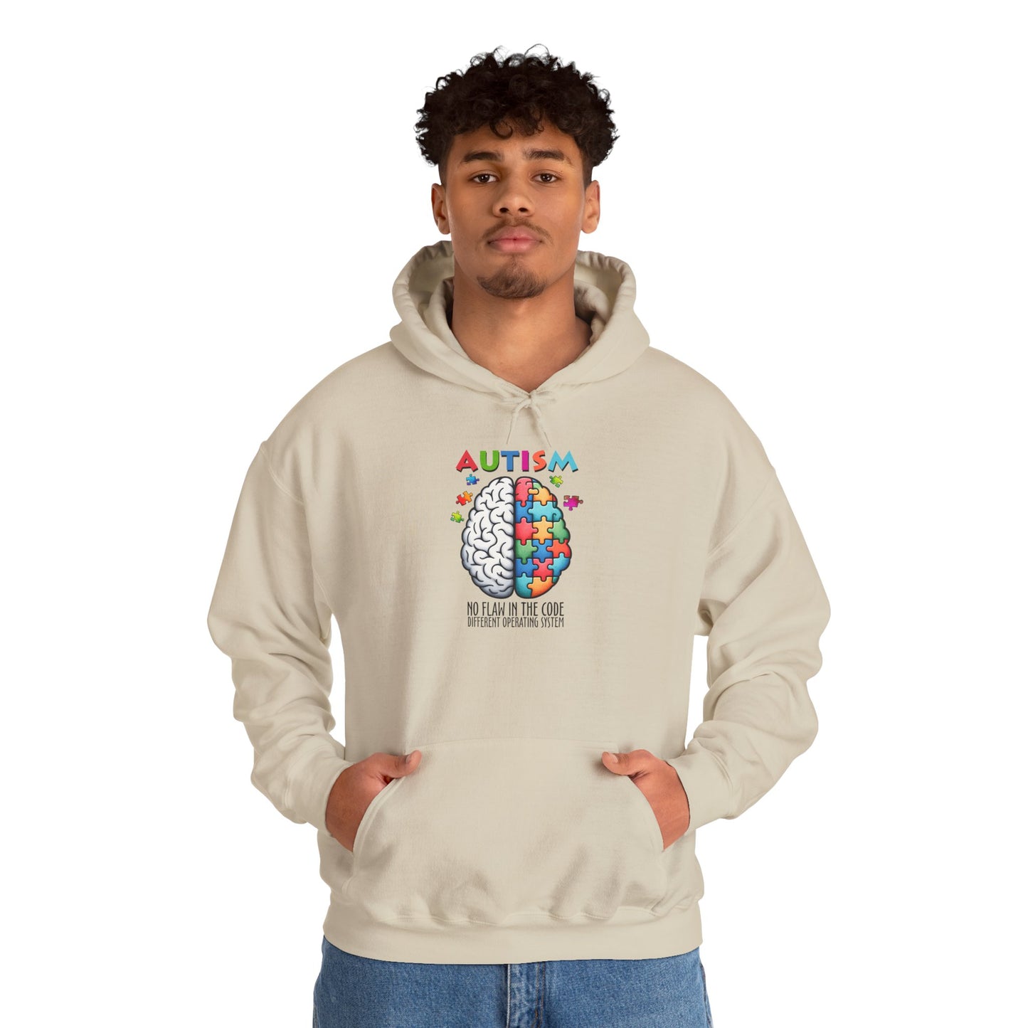 Autism Awareness Puzzle Brain Hoodie