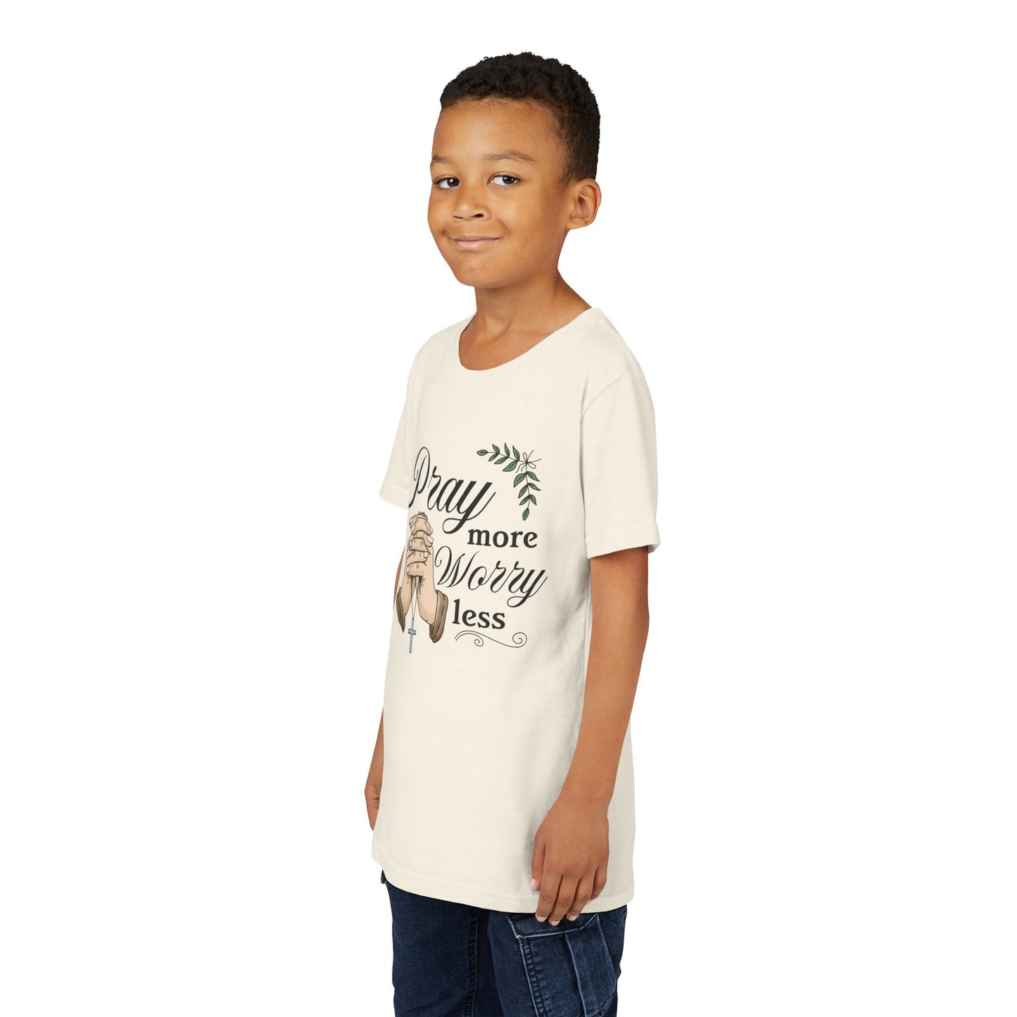 "Pray More Worry Less" Kids Shirt