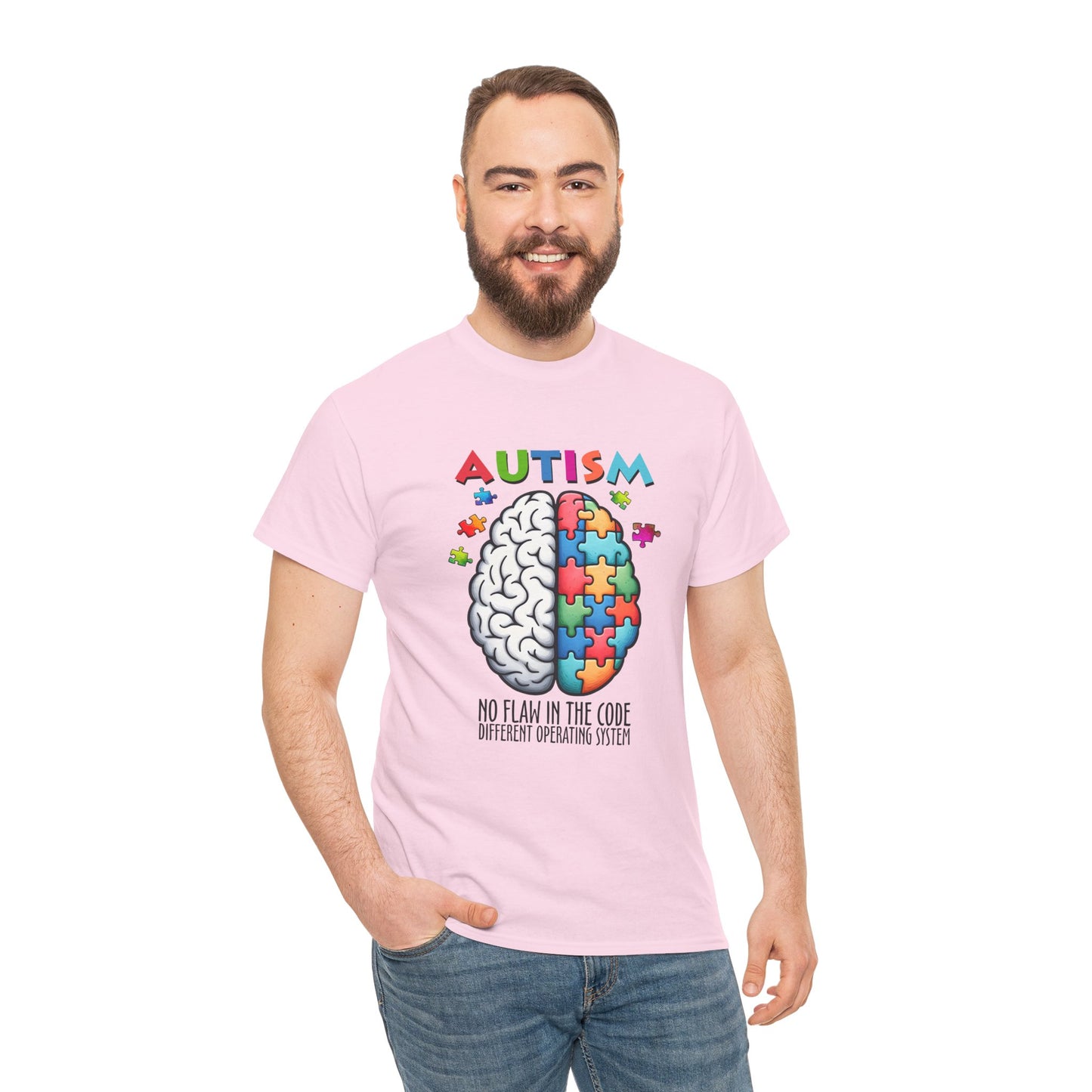 Autism Awareness Puzzle Brain T-Shirt