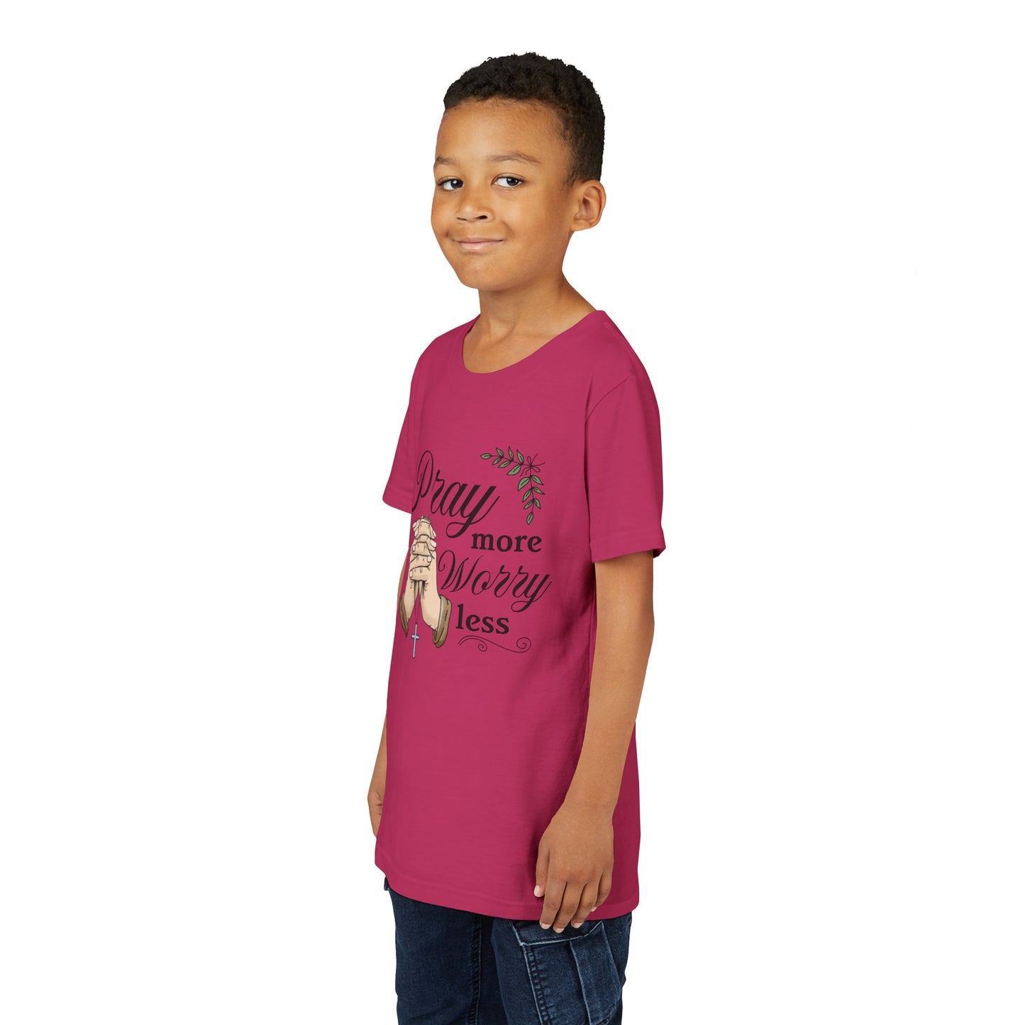 "Pray More Worry Less" Kids Shirt