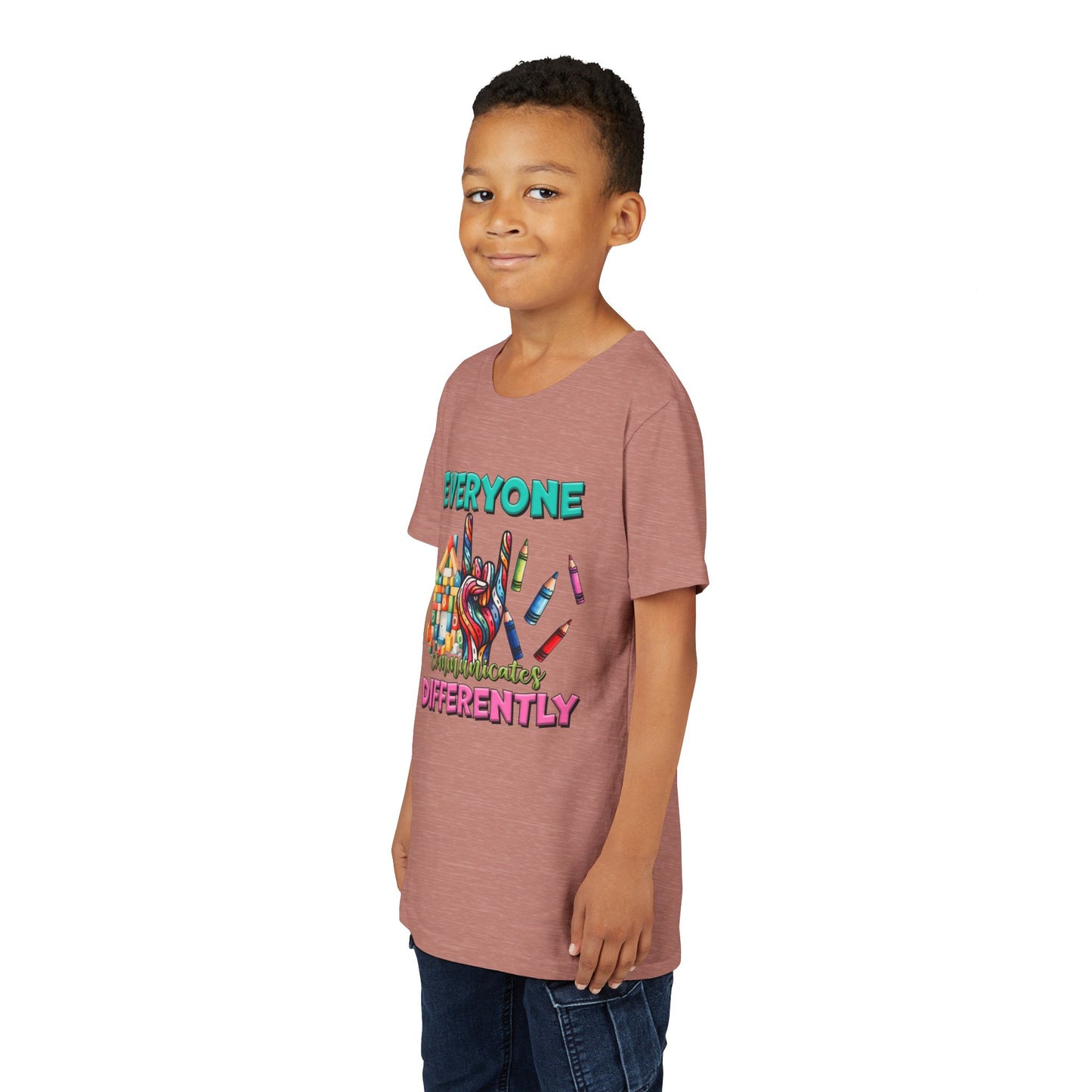 "Everyone Communicates Differently" Kids T-Shirt