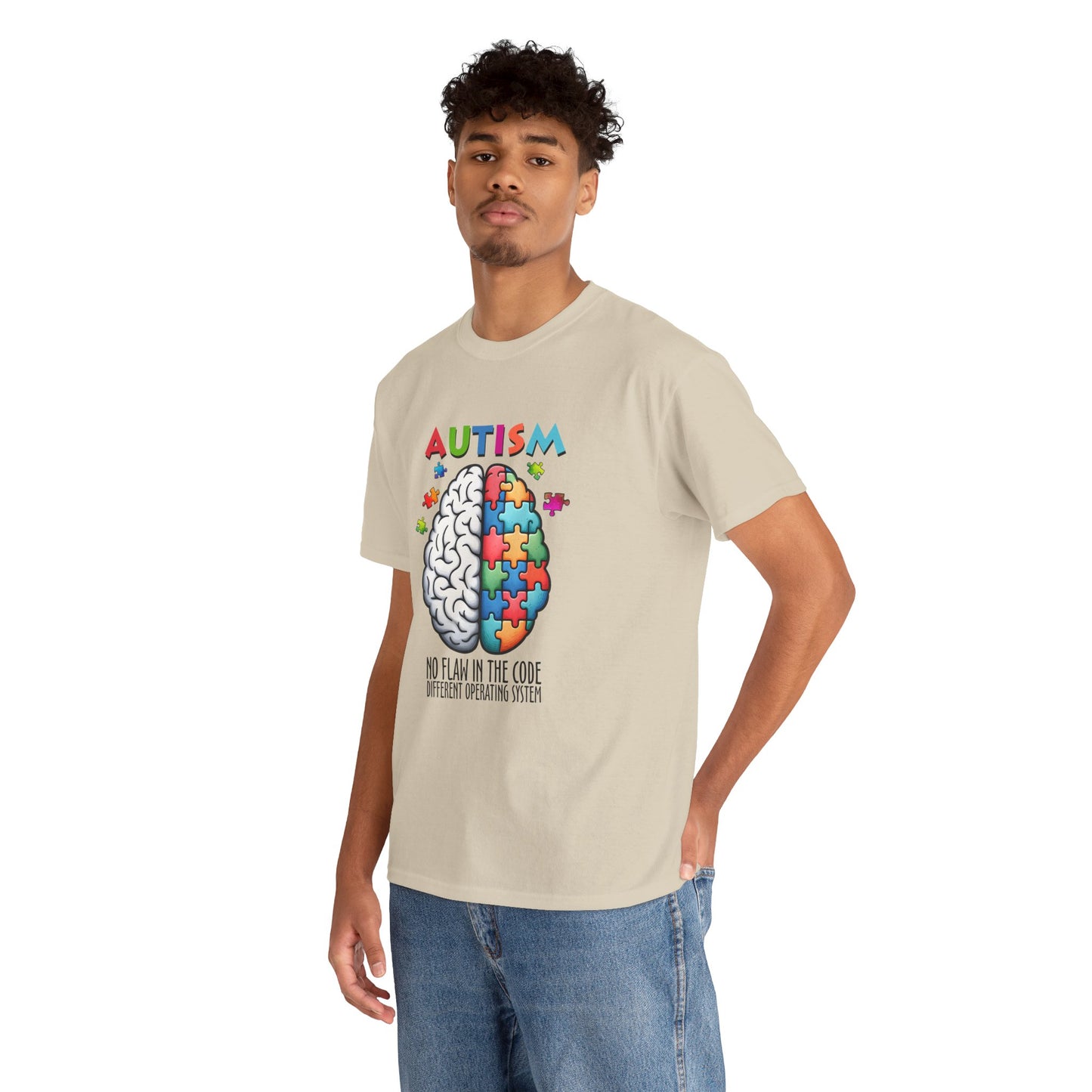 Autism Awareness Puzzle Brain T-Shirt