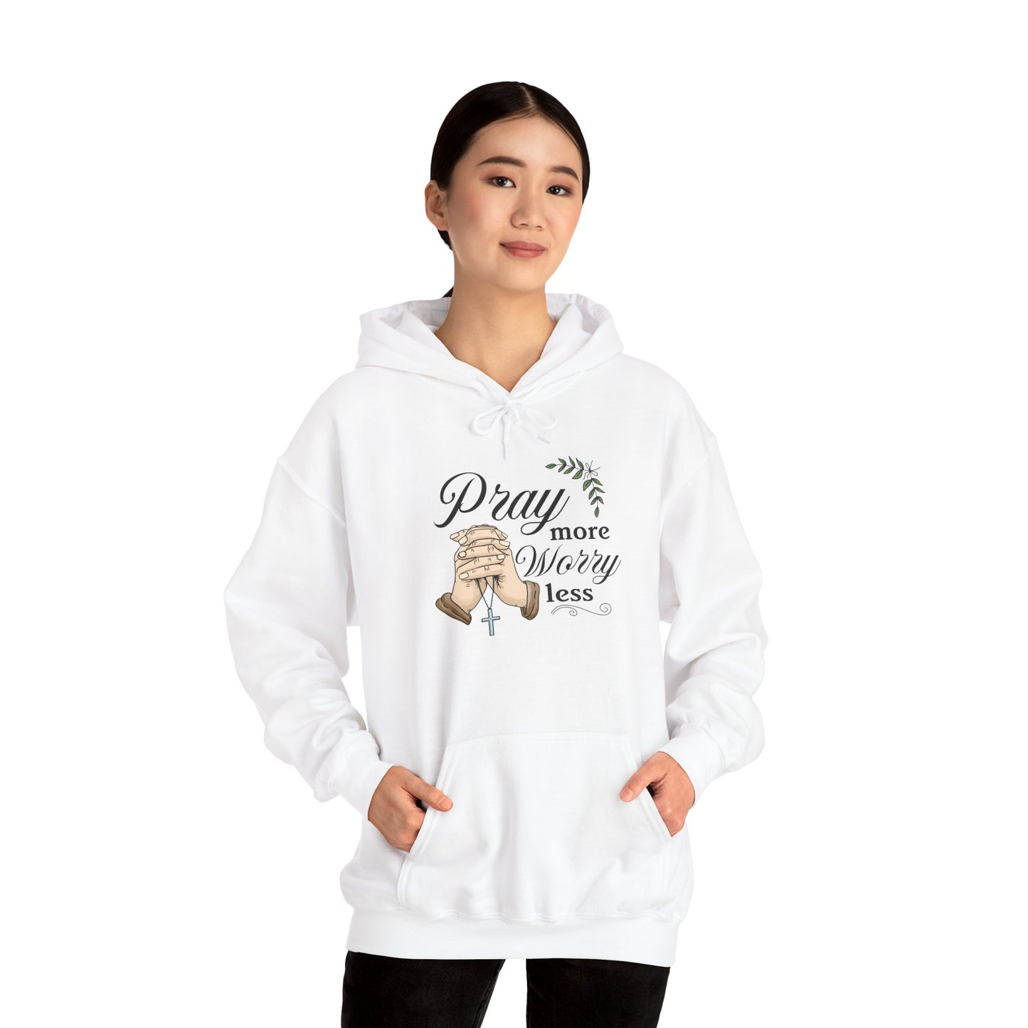 Prayer Hoodie - "Pray More Worry Less"