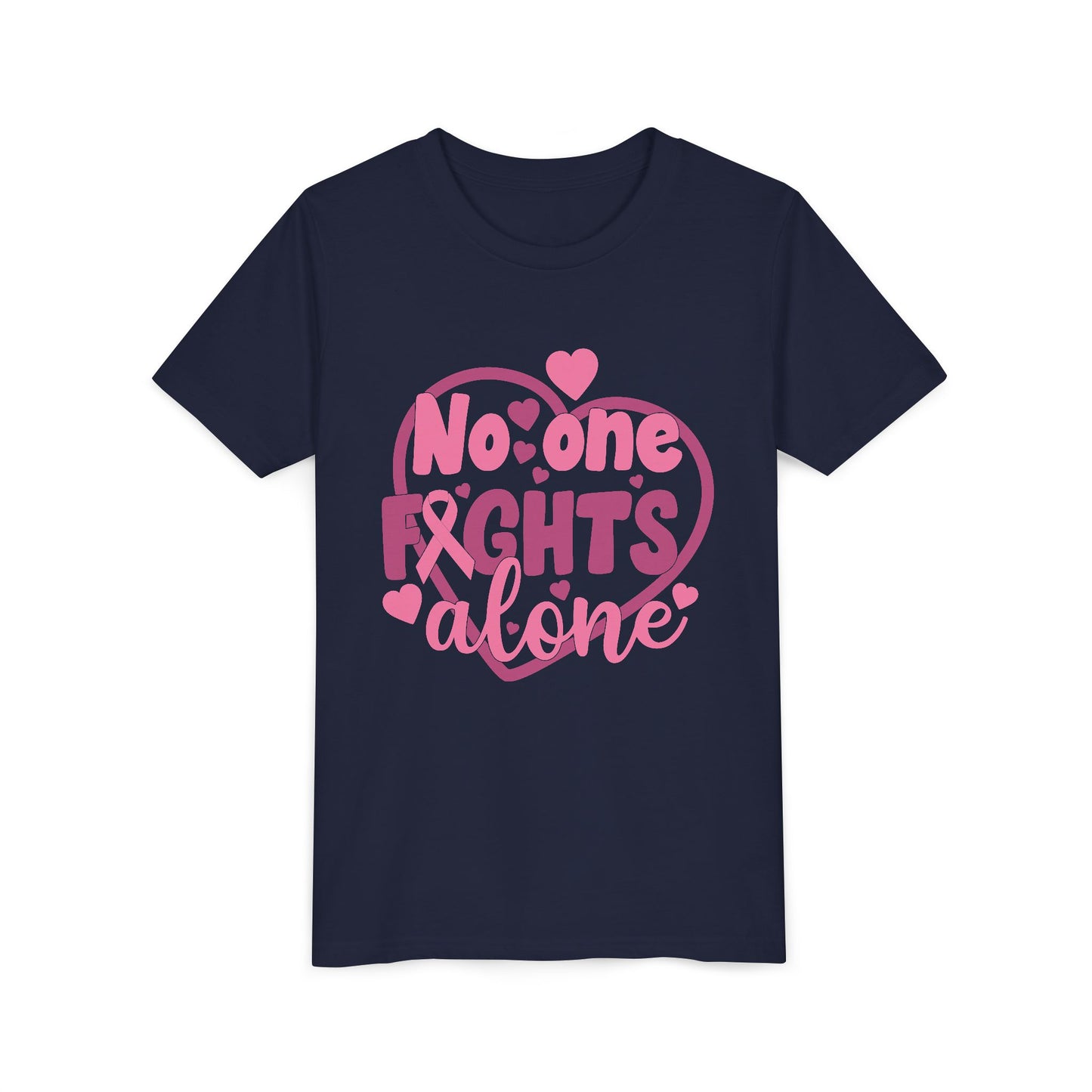 "No One Fights Alone"  Kids Shirt