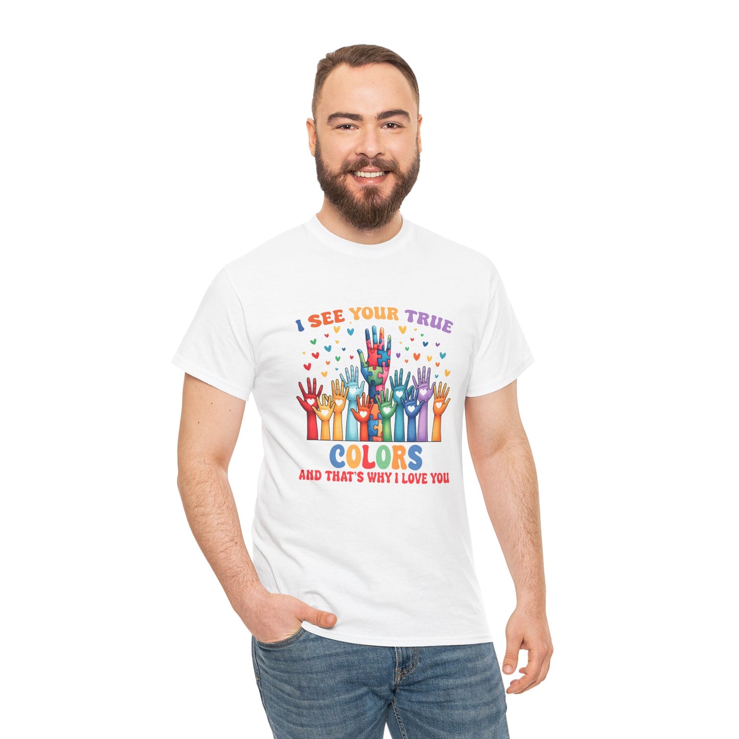 "I See Your True Colors" Rainbow Pride Tee