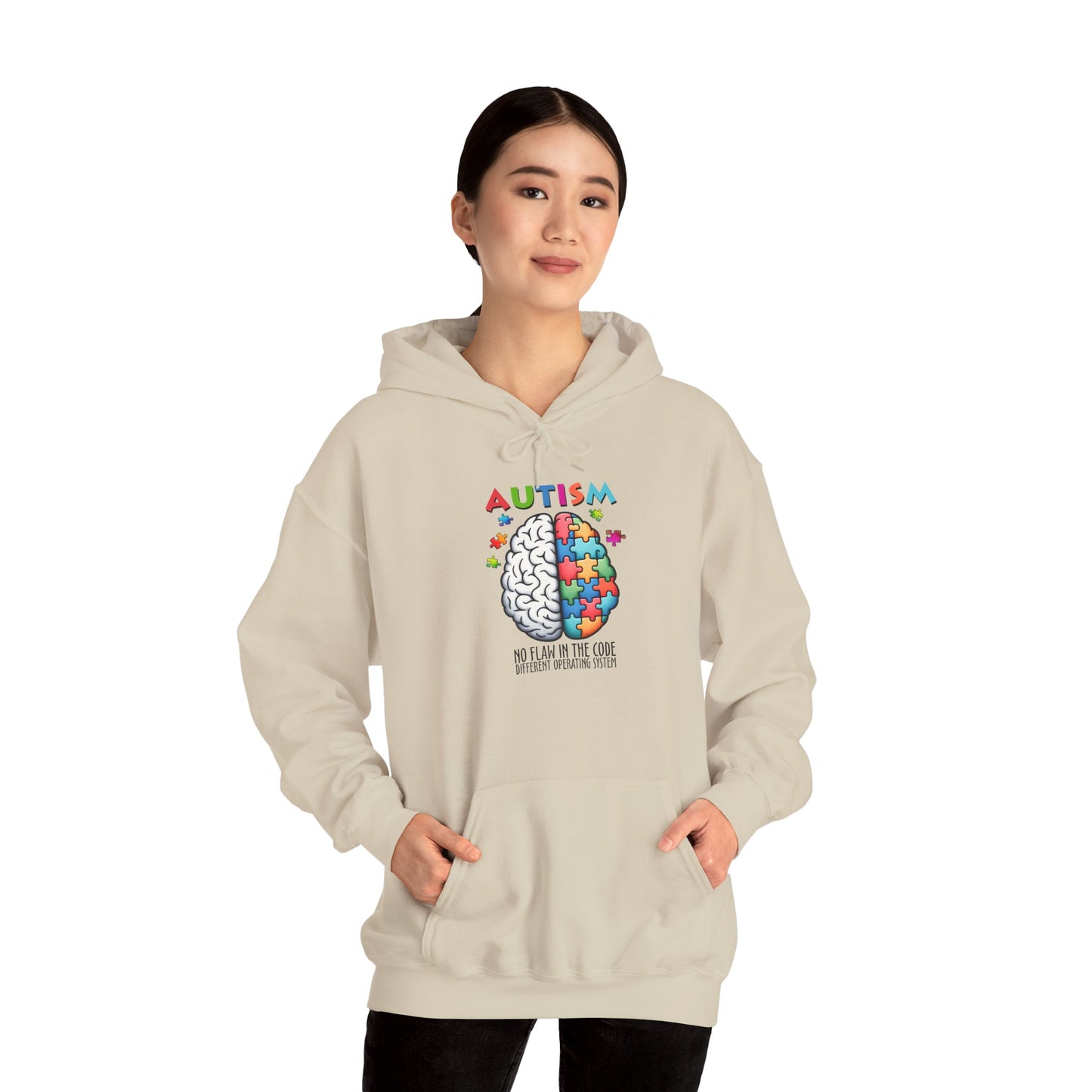 Autism Awareness Puzzle Brain Hoodie