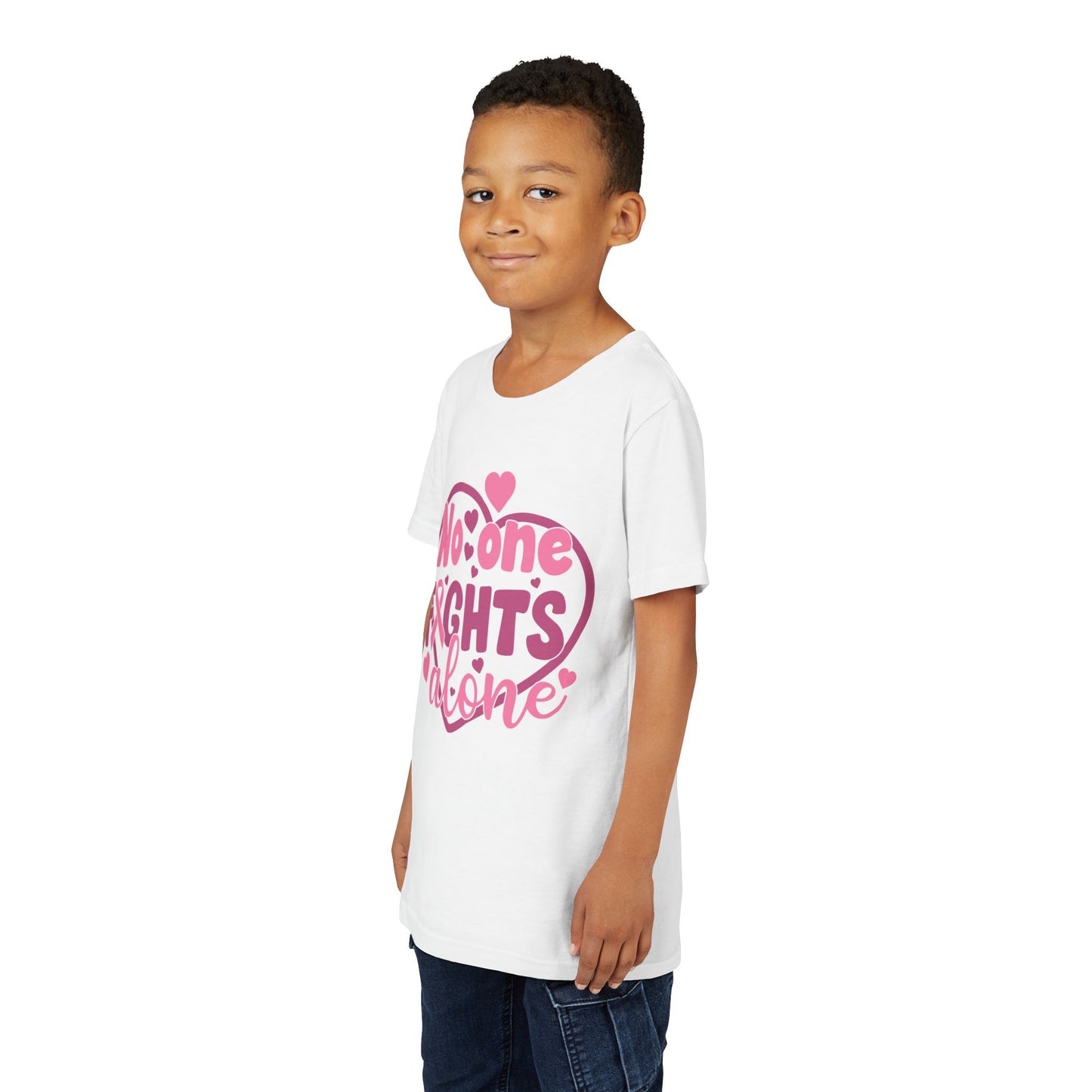 "No One Fights Alone"  Kids Shirt