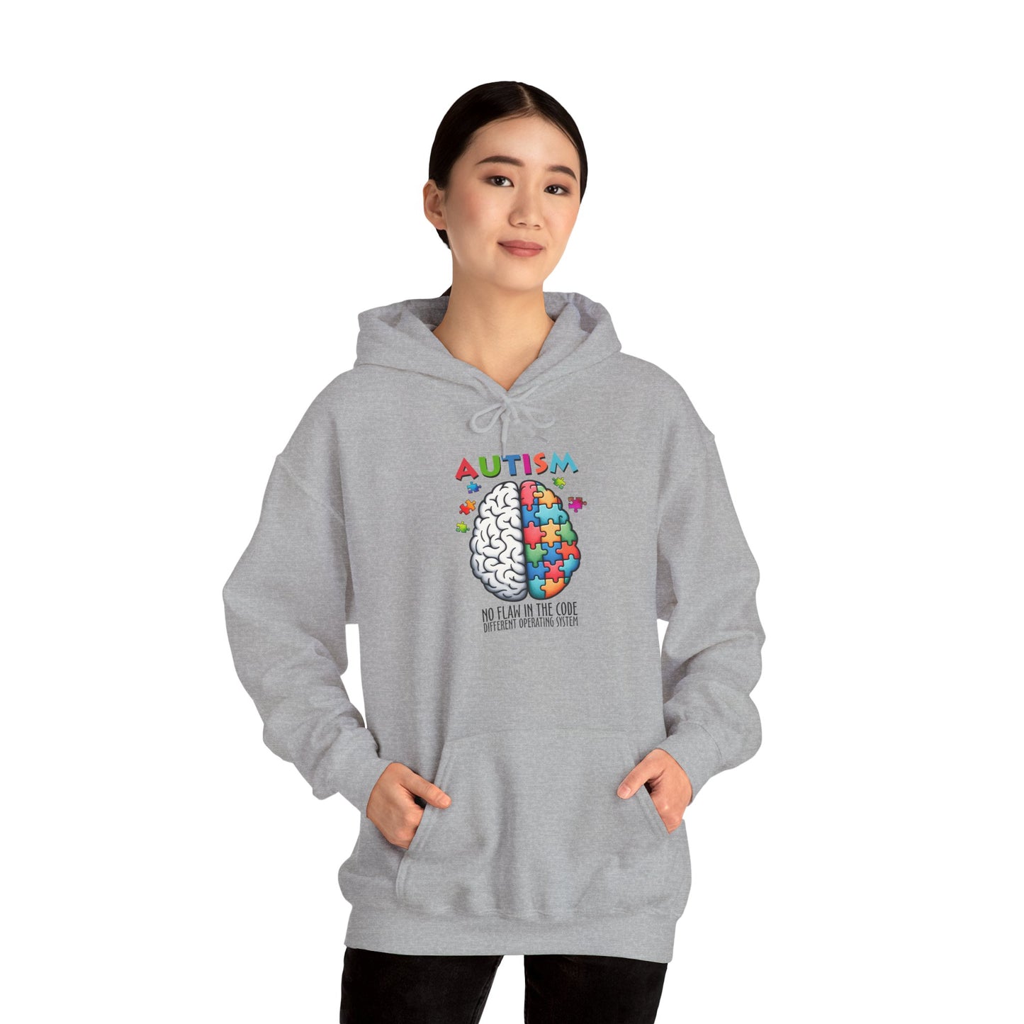 Autism Awareness Puzzle Brain Hoodie