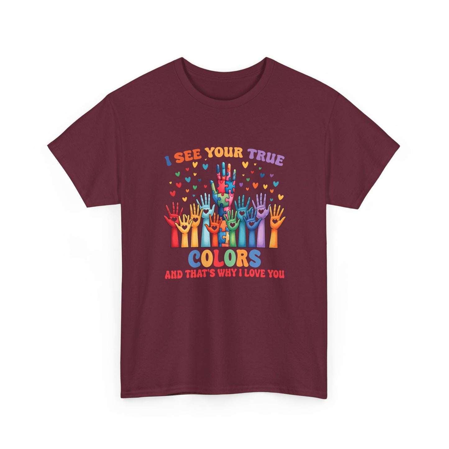 "I See Your True Colors" Rainbow Pride Tee