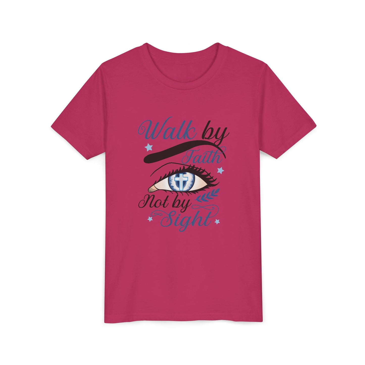 Youth Tee "Walk by Faith Not by Sight"