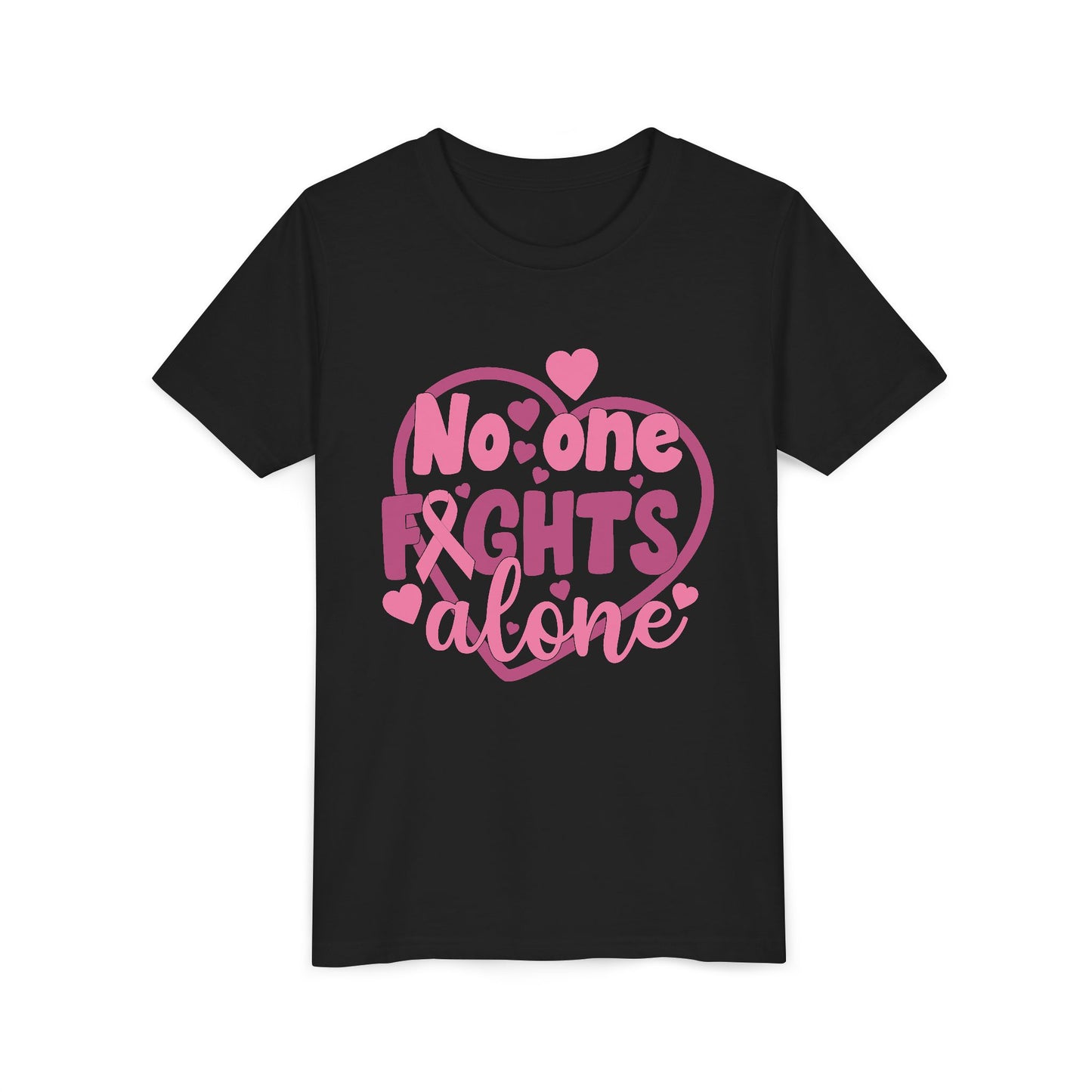 "No One Fights Alone"  Kids Shirt