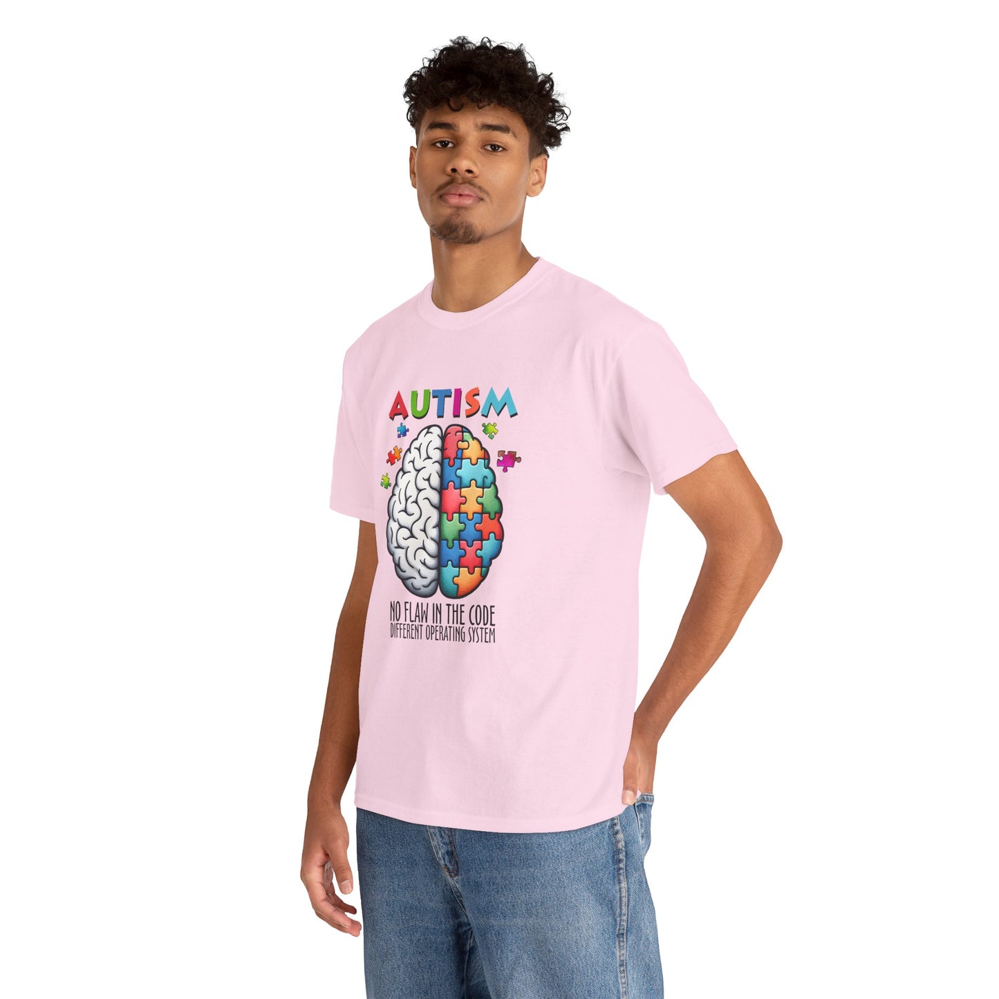 Autism Awareness Puzzle Brain T-Shirt