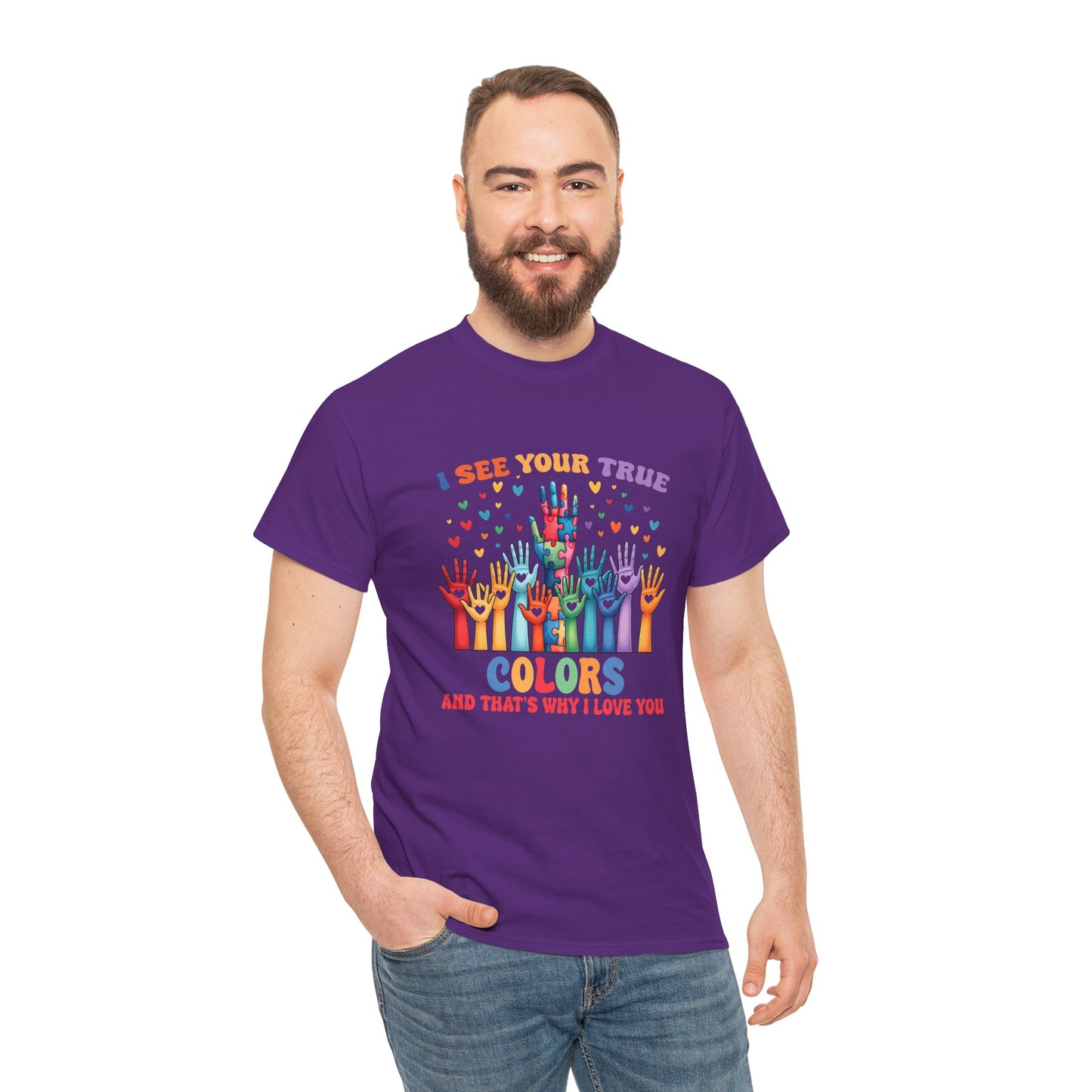 "I See Your True Colors" Rainbow Pride Tee