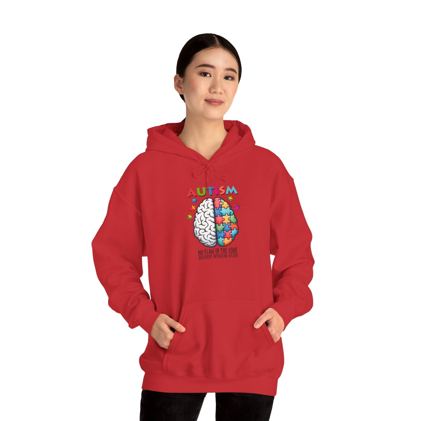 Autism Awareness Puzzle Brain Hoodie