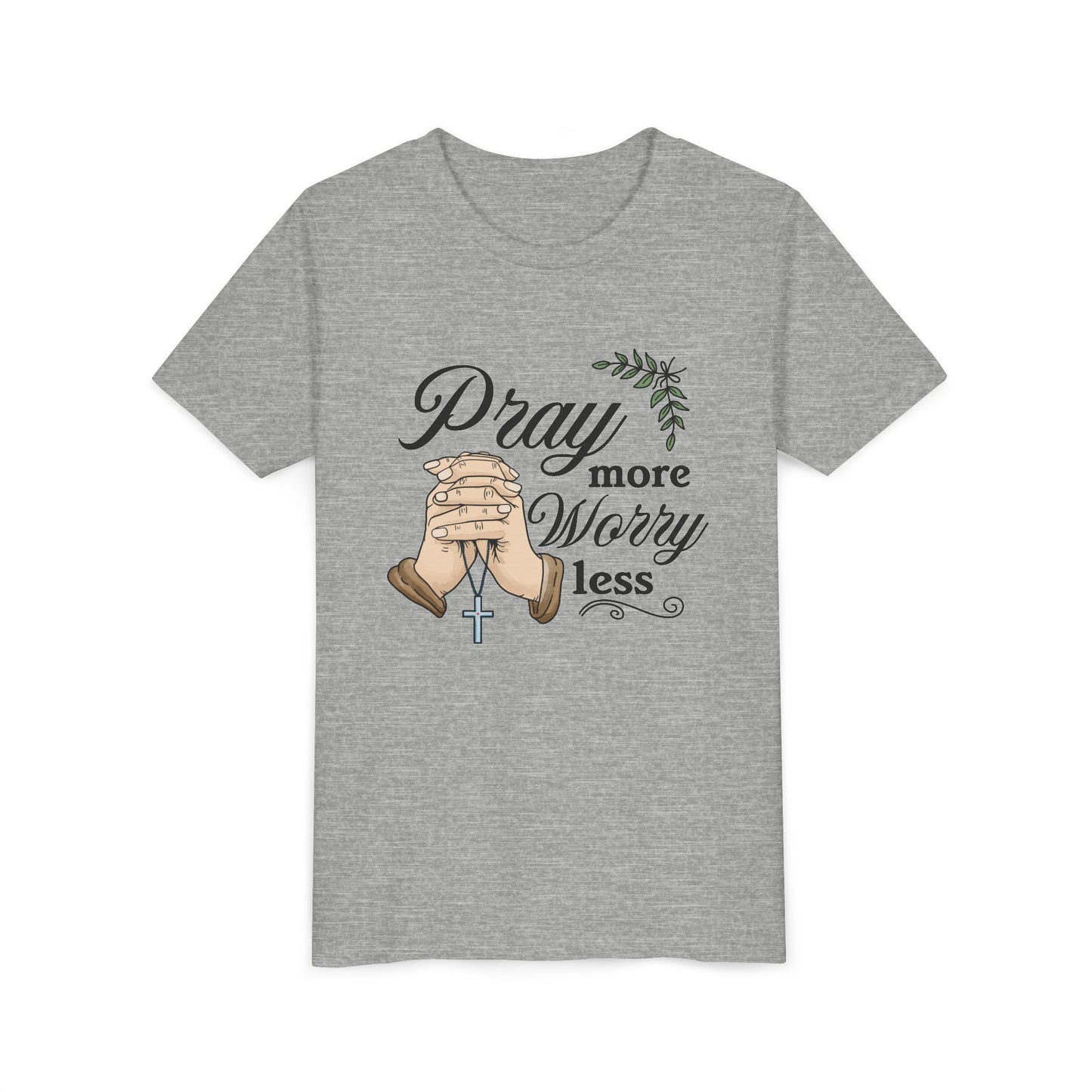 "Pray More Worry Less" Kids Shirt