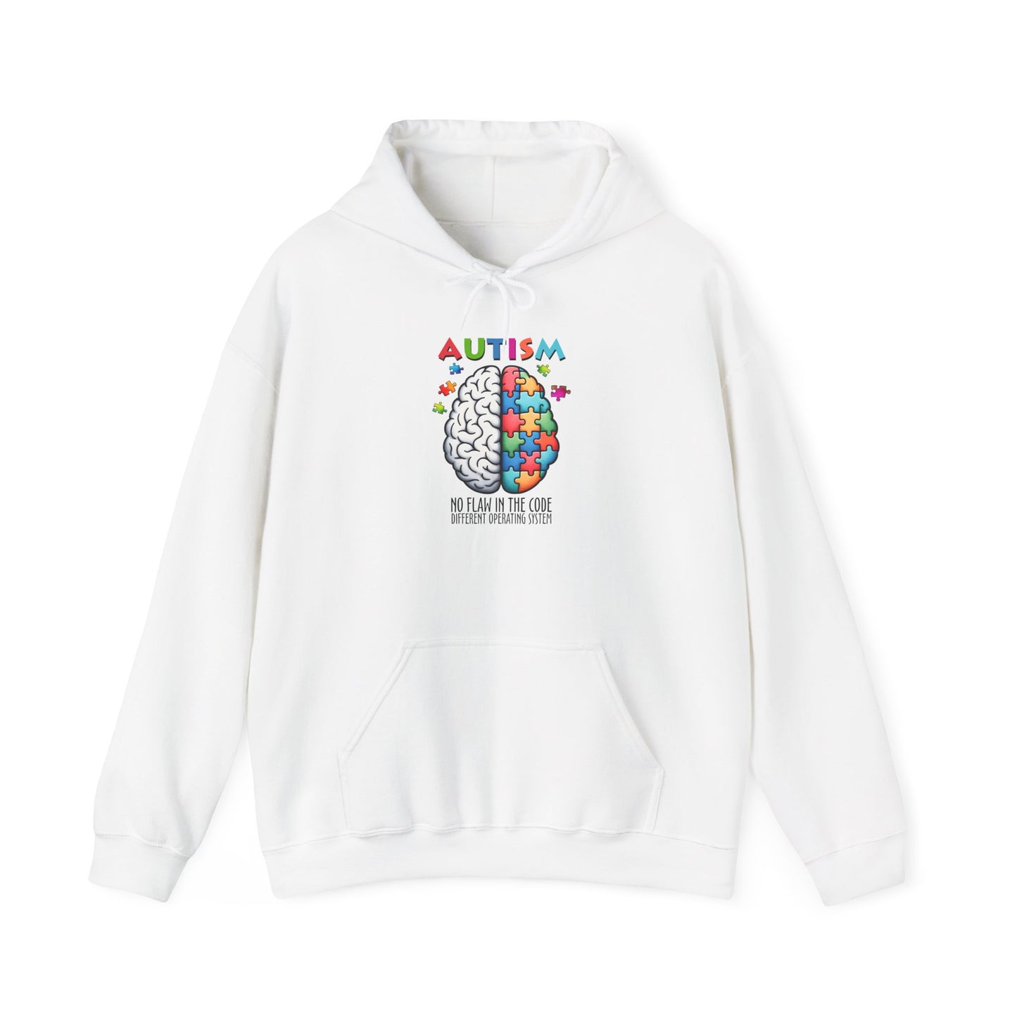 Autism Awareness Puzzle Brain Hoodie