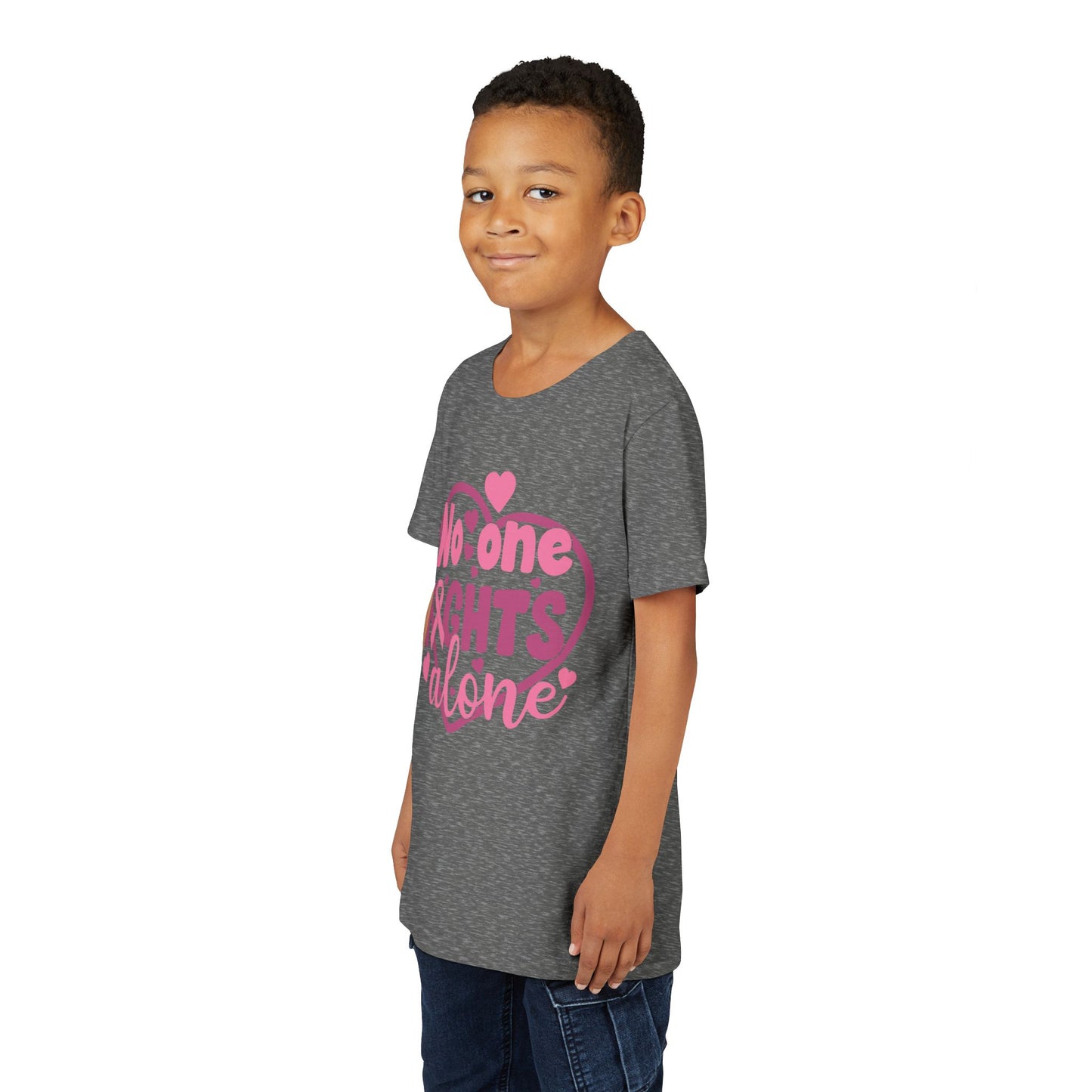 "No One Fights Alone"  Kids Shirt